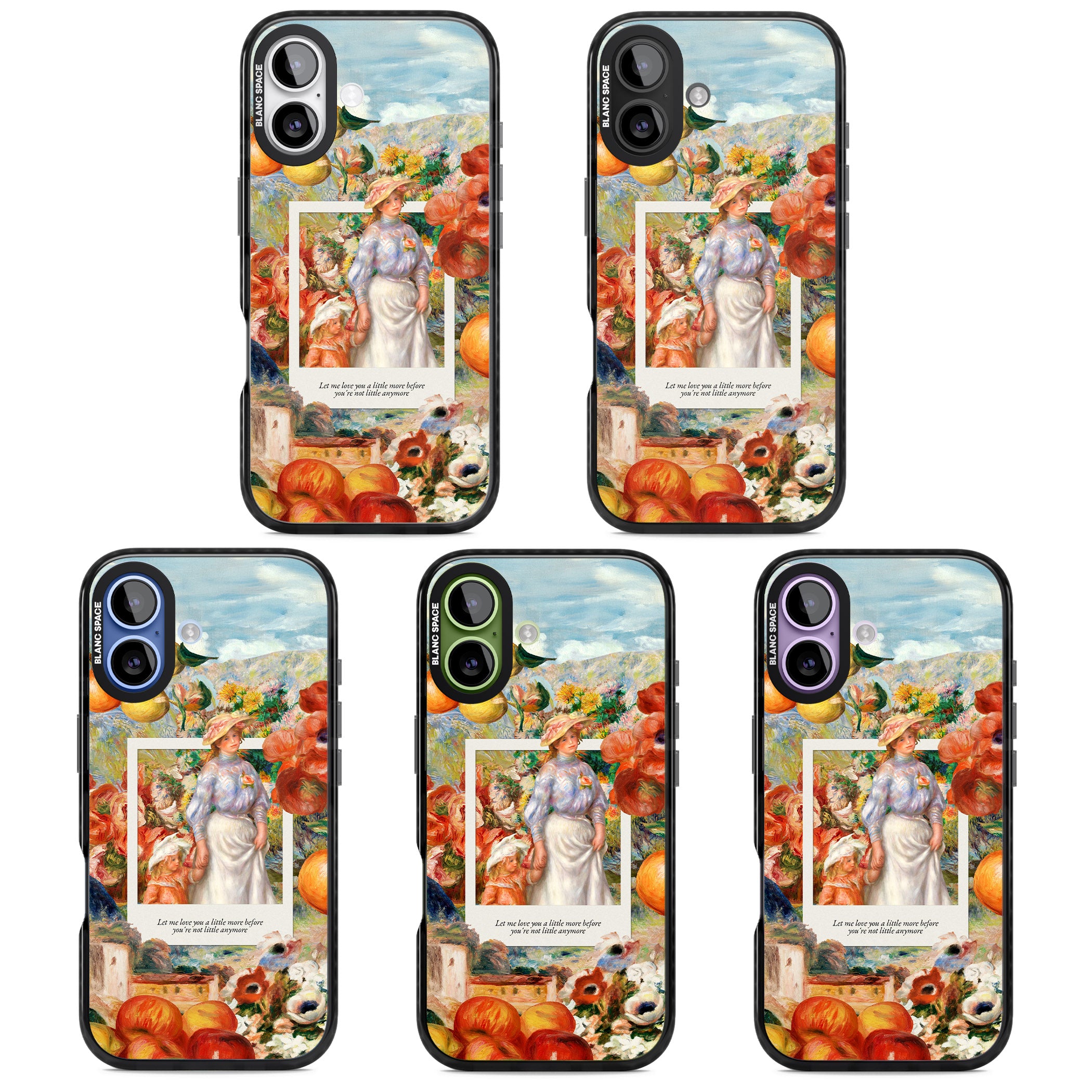 Renoir Mother & Child iPhone 17 Impact Pro Black Phone Case APT Impact Protection