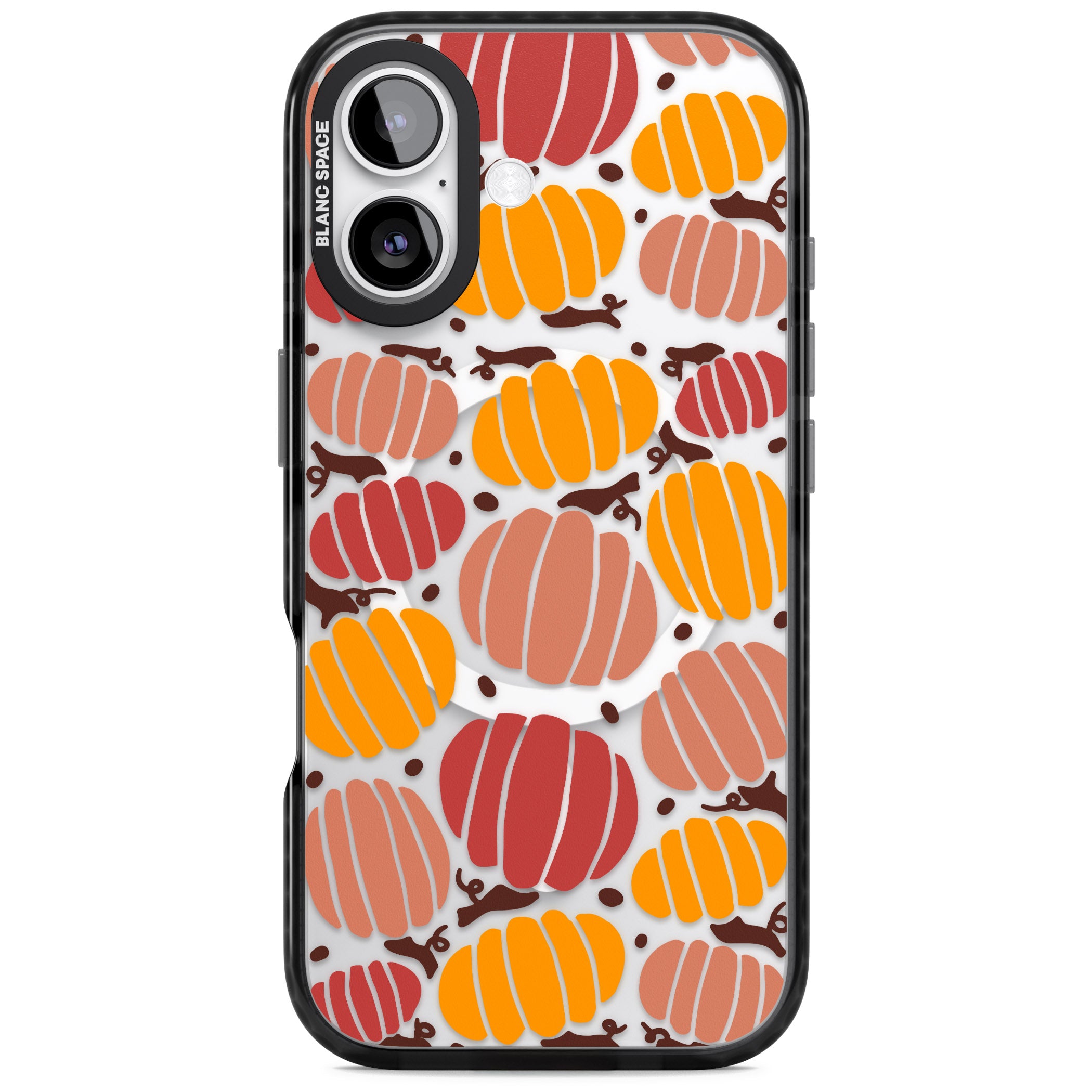 Autumn Pumpkin Patch iPhone 17 Impact Pro Black Phone Case