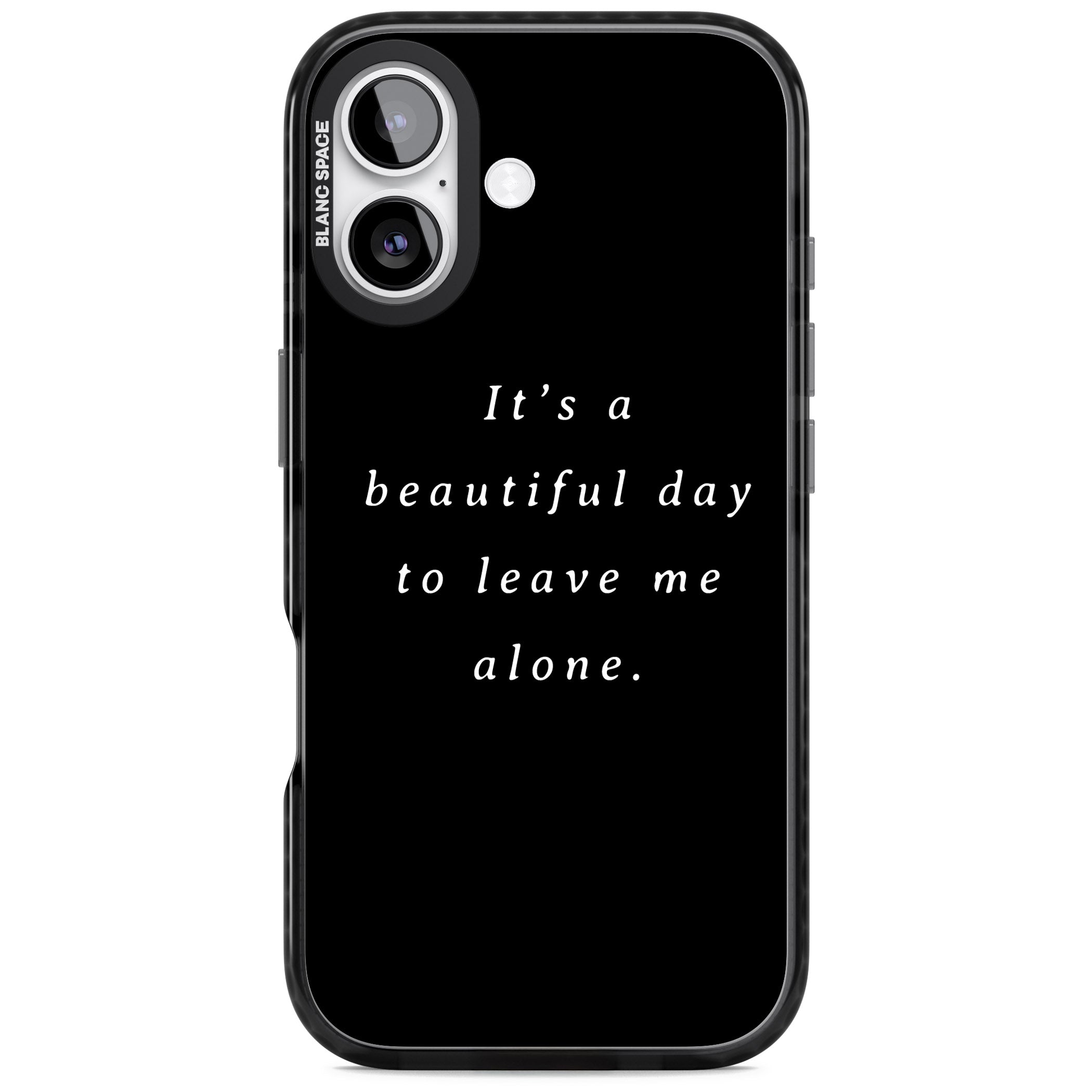 Beautiful Day Quote iPhone 17 Impact Pro Black Phone Case