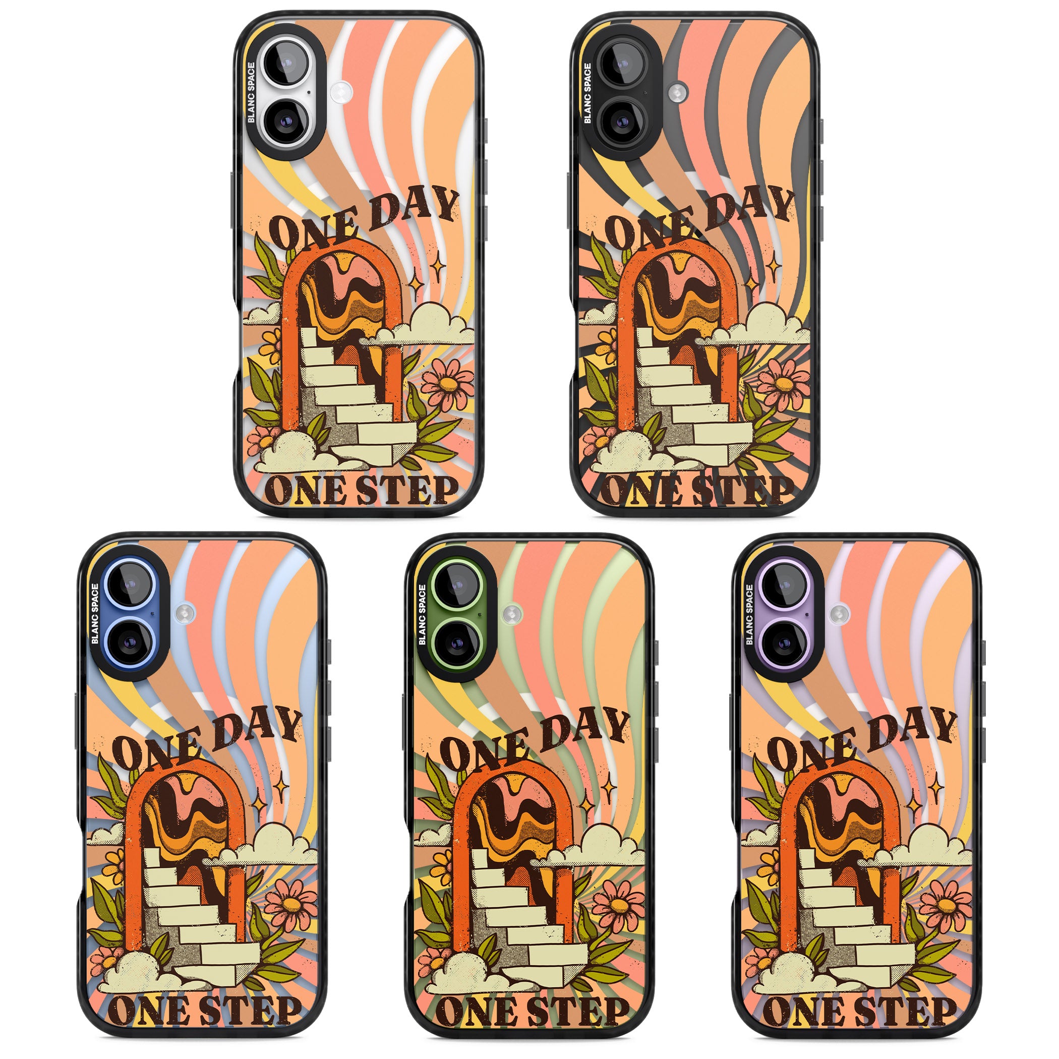 One Day One Step iPhone 17 Impact Pro Black Phone Case APT Impact Protection