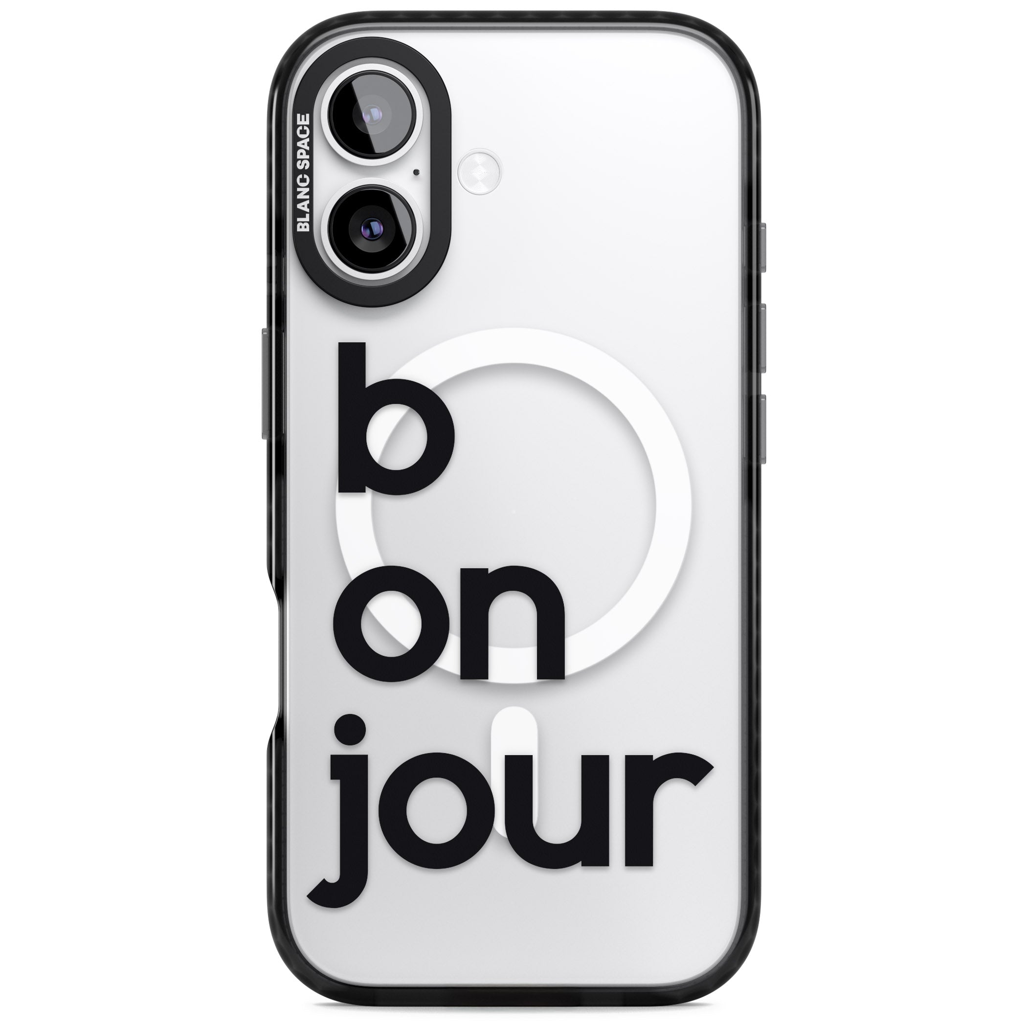 Bonjour iPhone 17 Impact Pro Black Phone Case