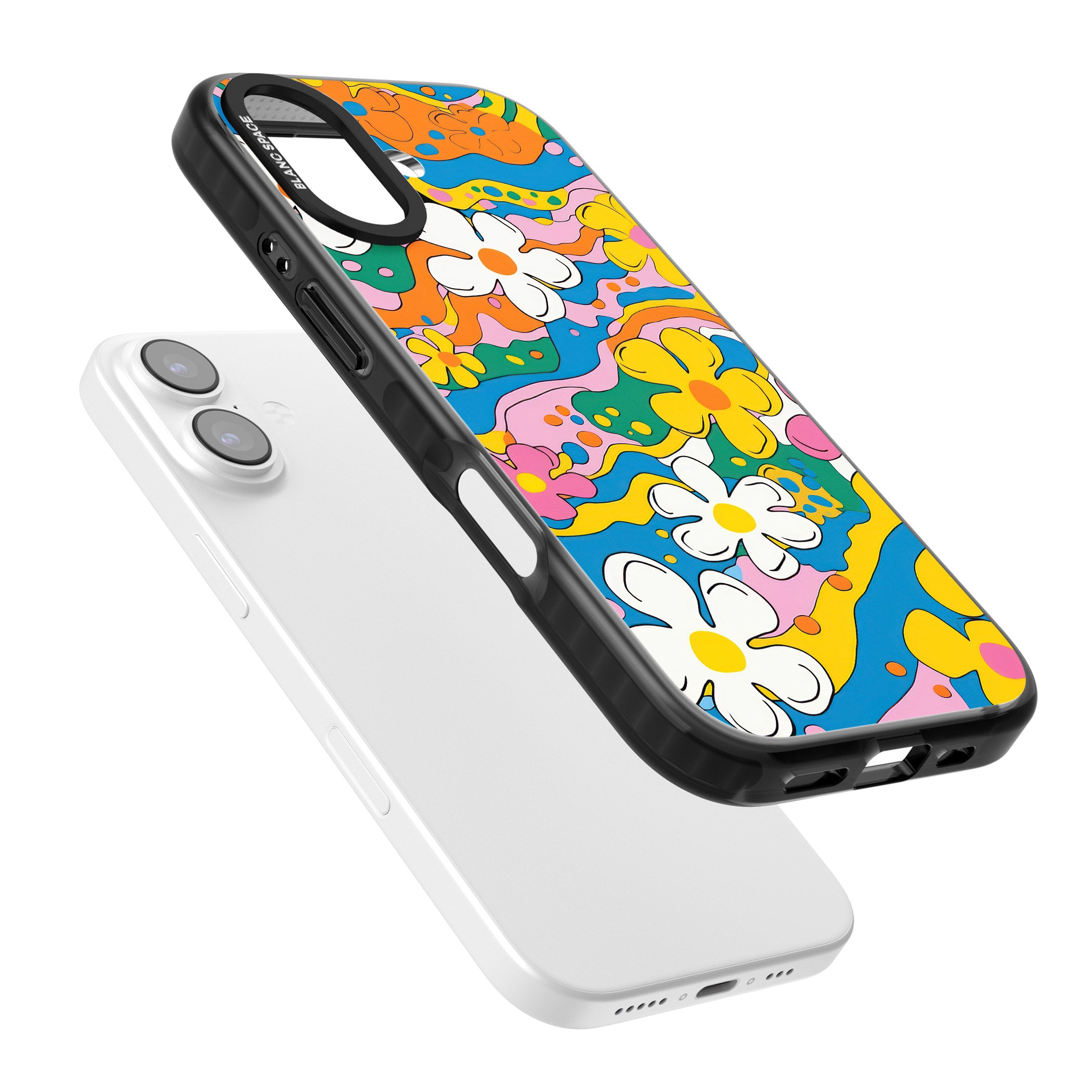 Vibrant Bloom iPhone 17 Impact Pro Black Phone Case Colours