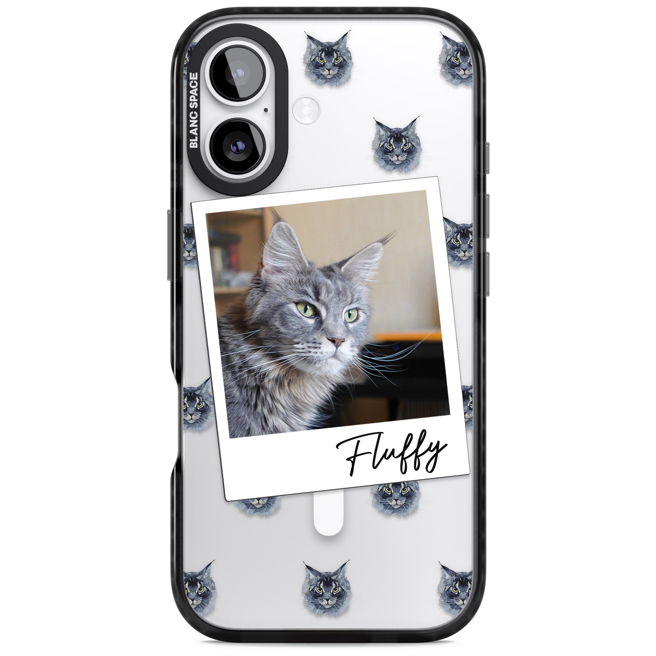 Personalised Maine Coon Photo iPhone 17 Impact Pro Black Phone Case