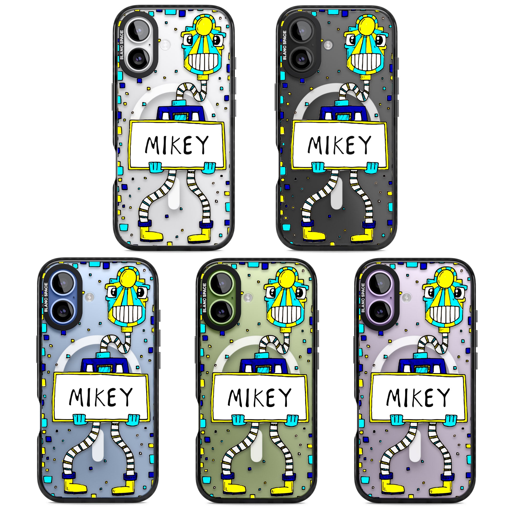 Personalised Tubes Guy iPhone 17 Impact Pro Black Phone Case APT Impact Protection