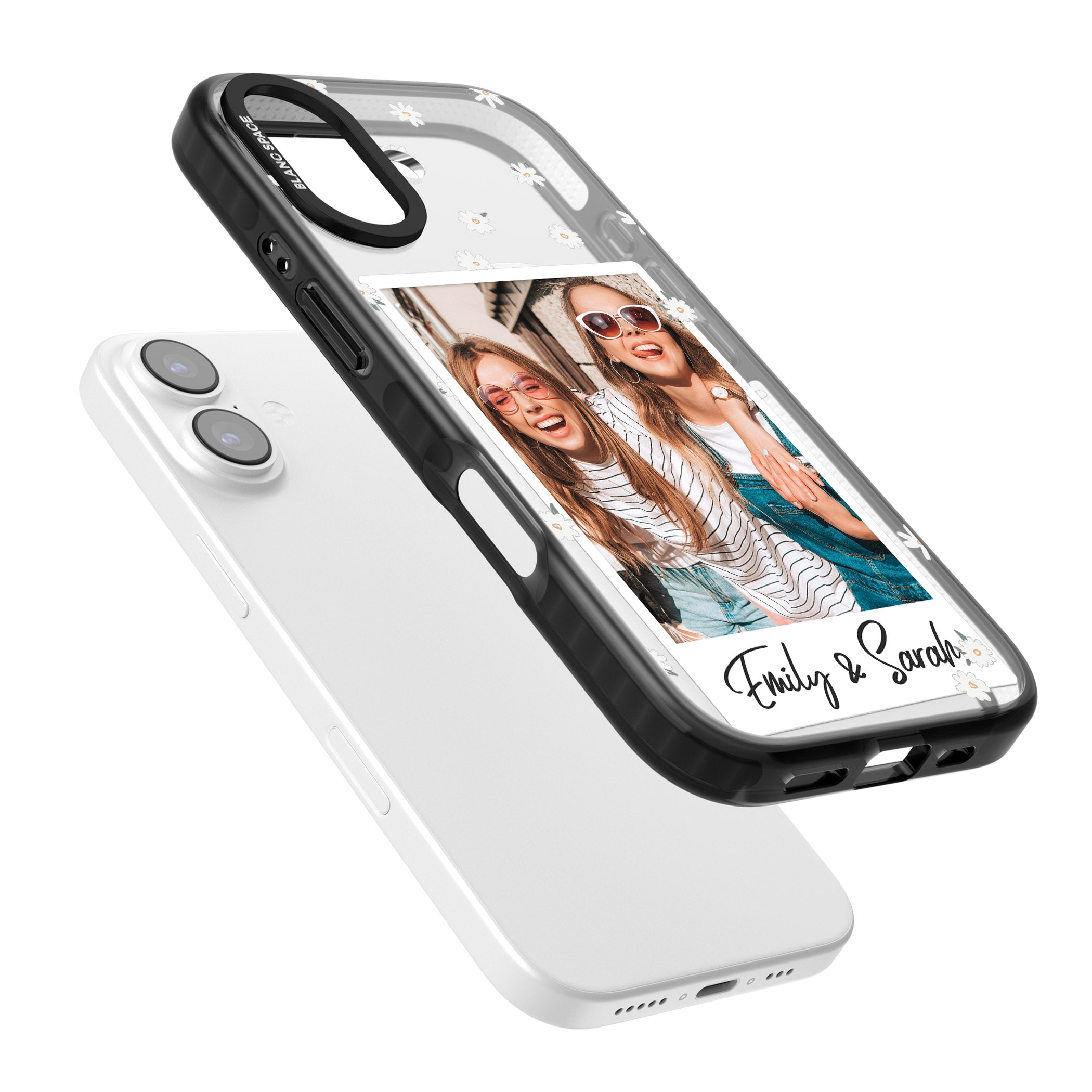 Personalised Daisy Instant Photo iPhone 17 Impact Pro Black Phone Case Colours