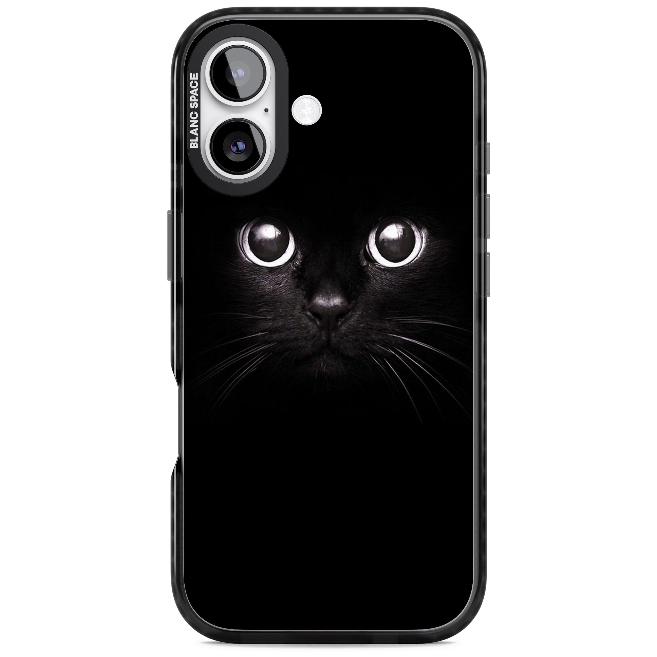 Black Cat iPhone 17 Impact Pro Black Phone Case