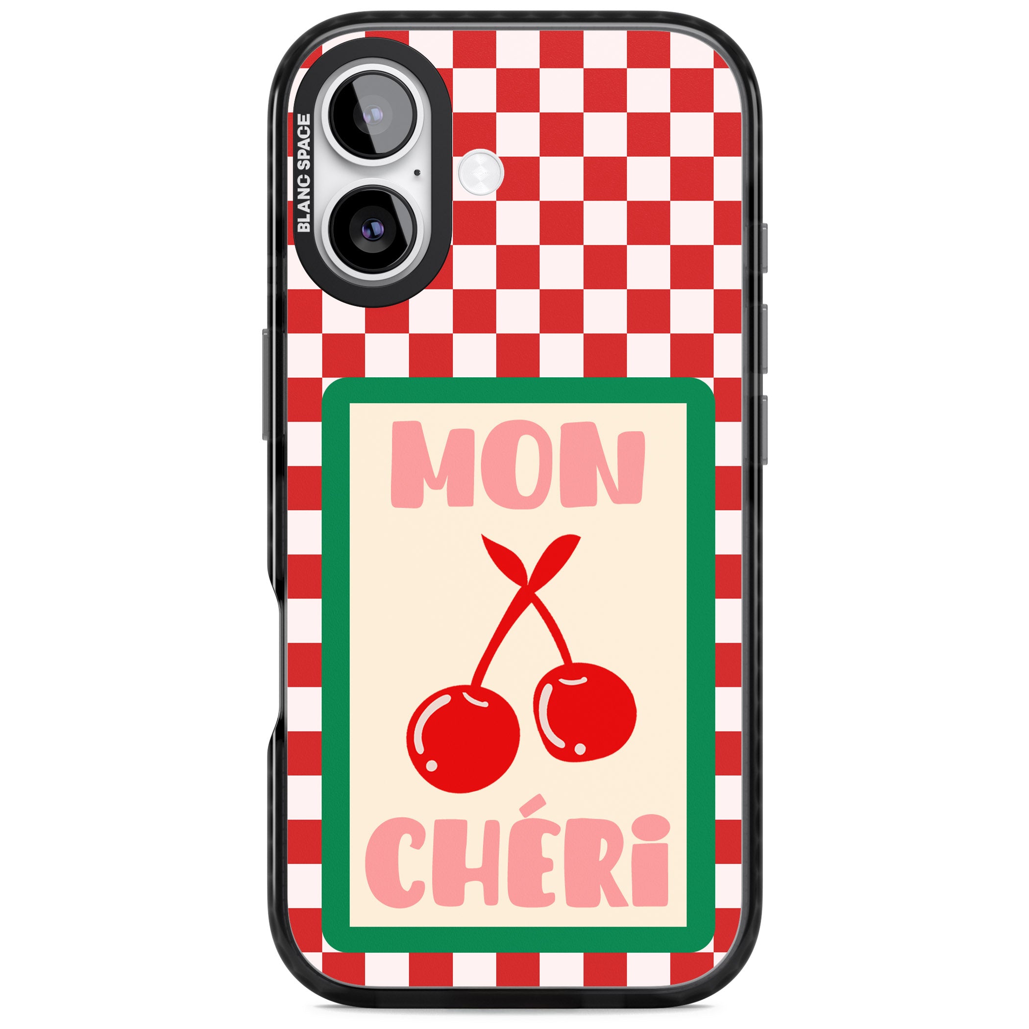 Mon Cheri iPhone 17 Impact Pro Black Phone Case