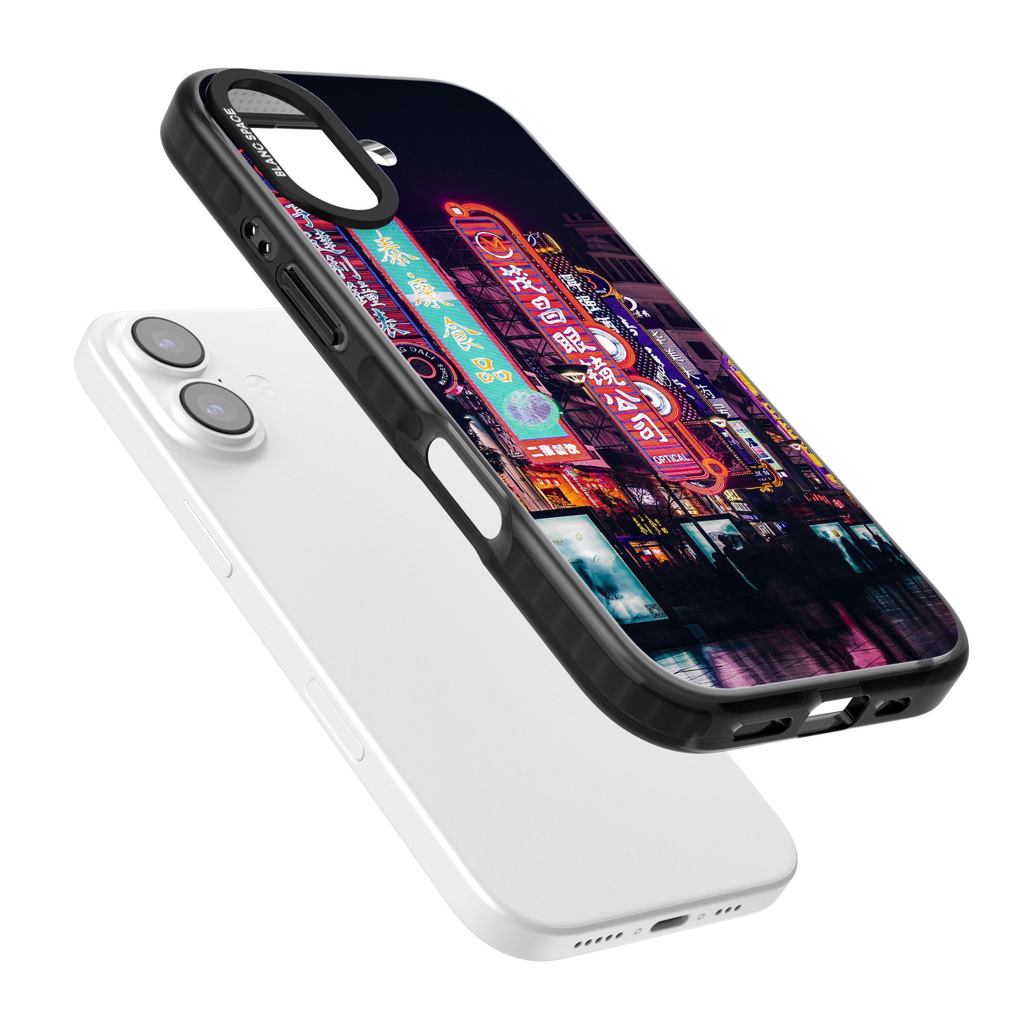 Neon Streets iPhone 17 Impact Pro Black Phone Case Colours