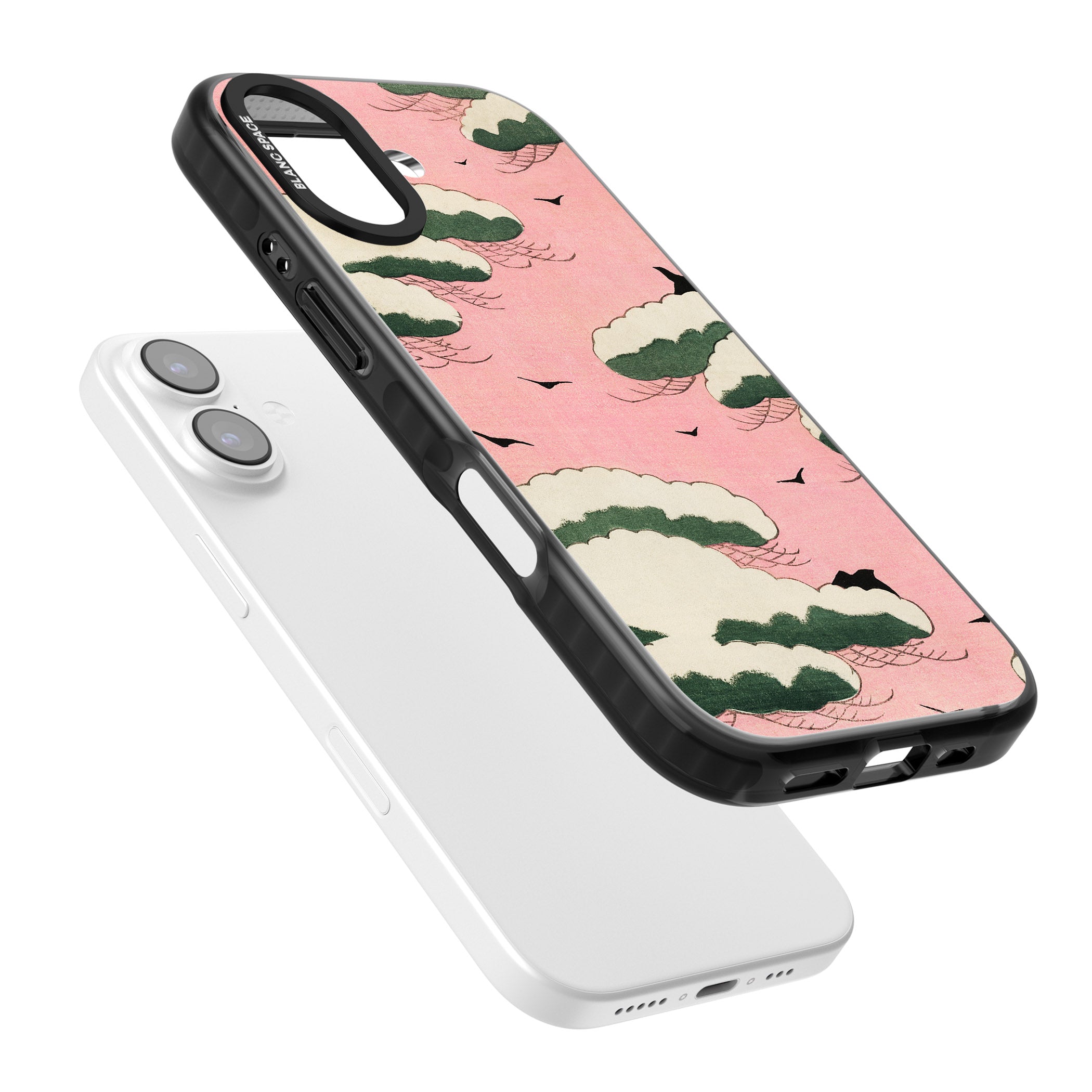 Japanese Pink Sky iPhone 17 Impact Pro Black Phone Case Colours