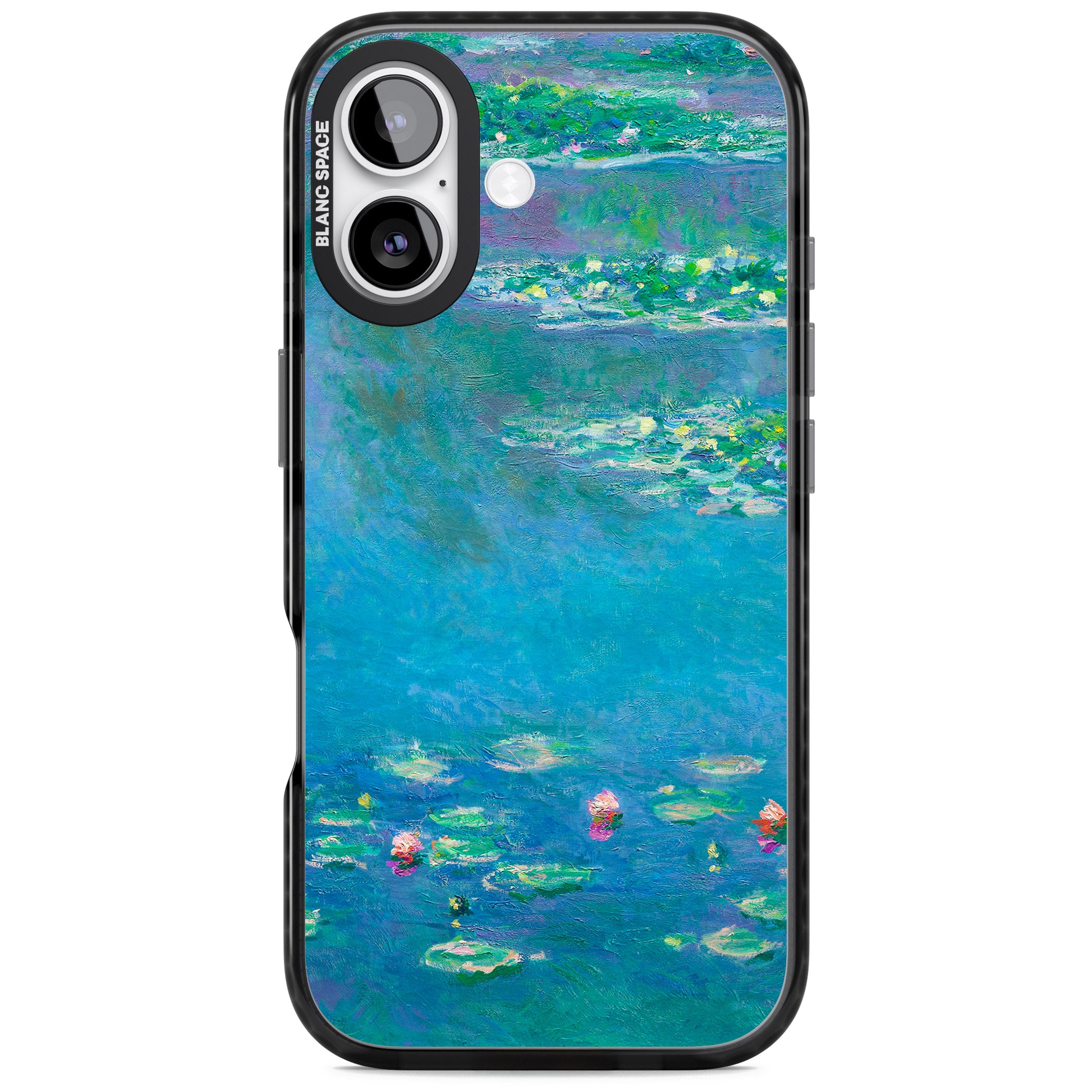 Water Lilies iPhone 17 Impact Pro Black Phone Case