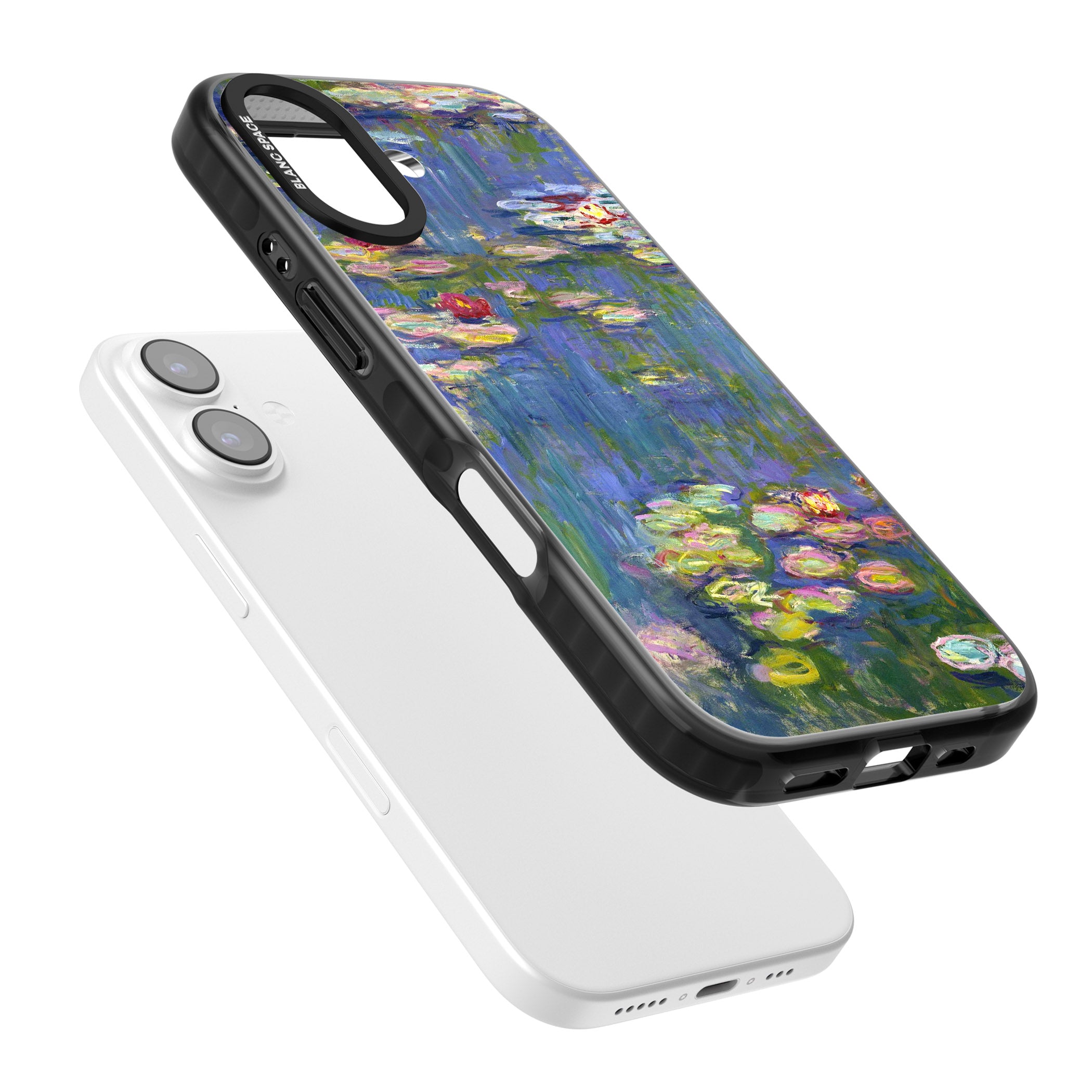 Water Lilies II iPhone 17 Impact Pro Black Phone Case Colours