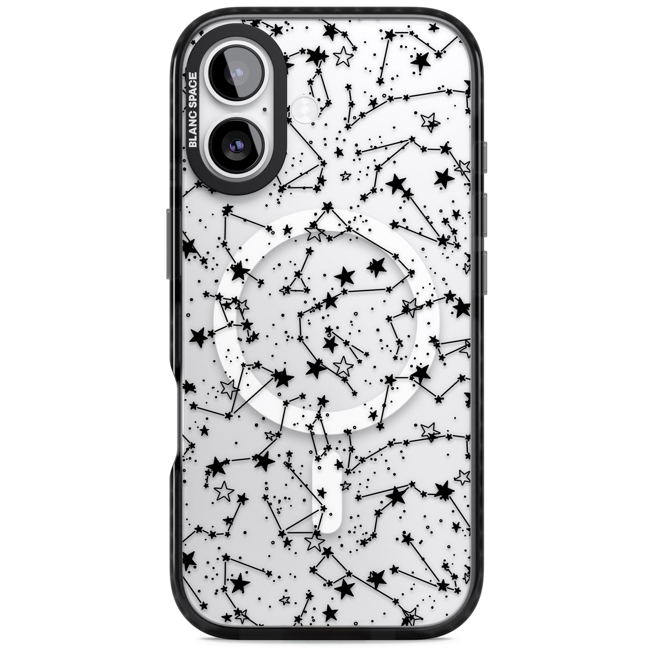 Midnight Constellations iPhone 17 Impact Pro Black Phone Case