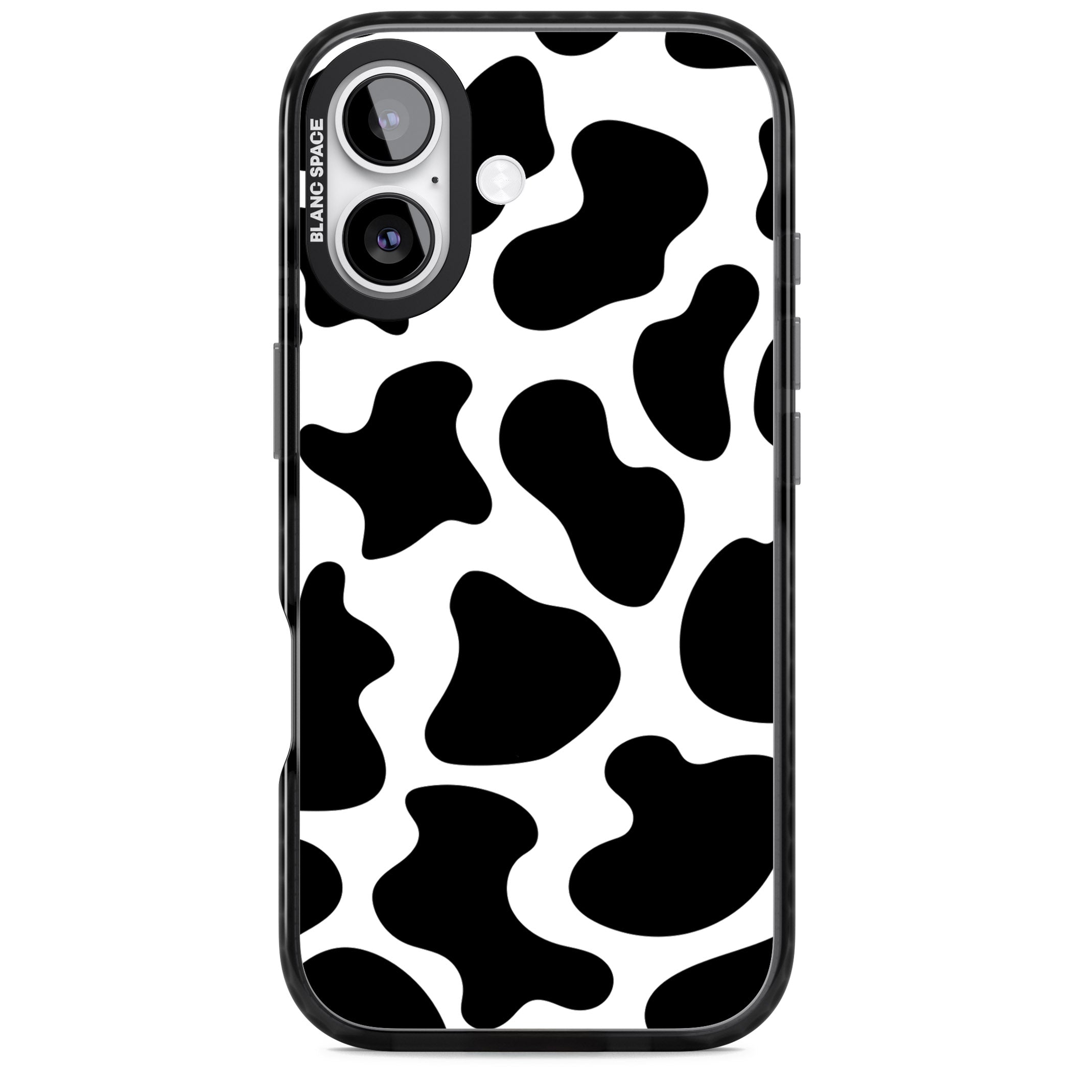 Cow Print iPhone 17 Impact Pro Black Phone Case