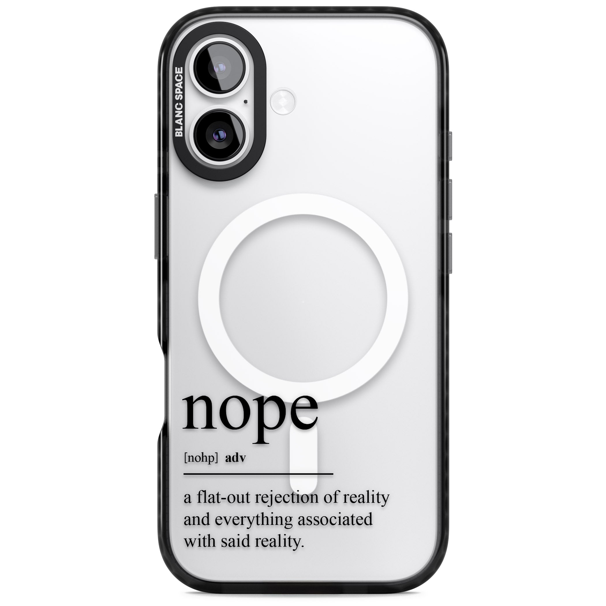 Nope iPhone 17 Impact Pro Black Phone Case