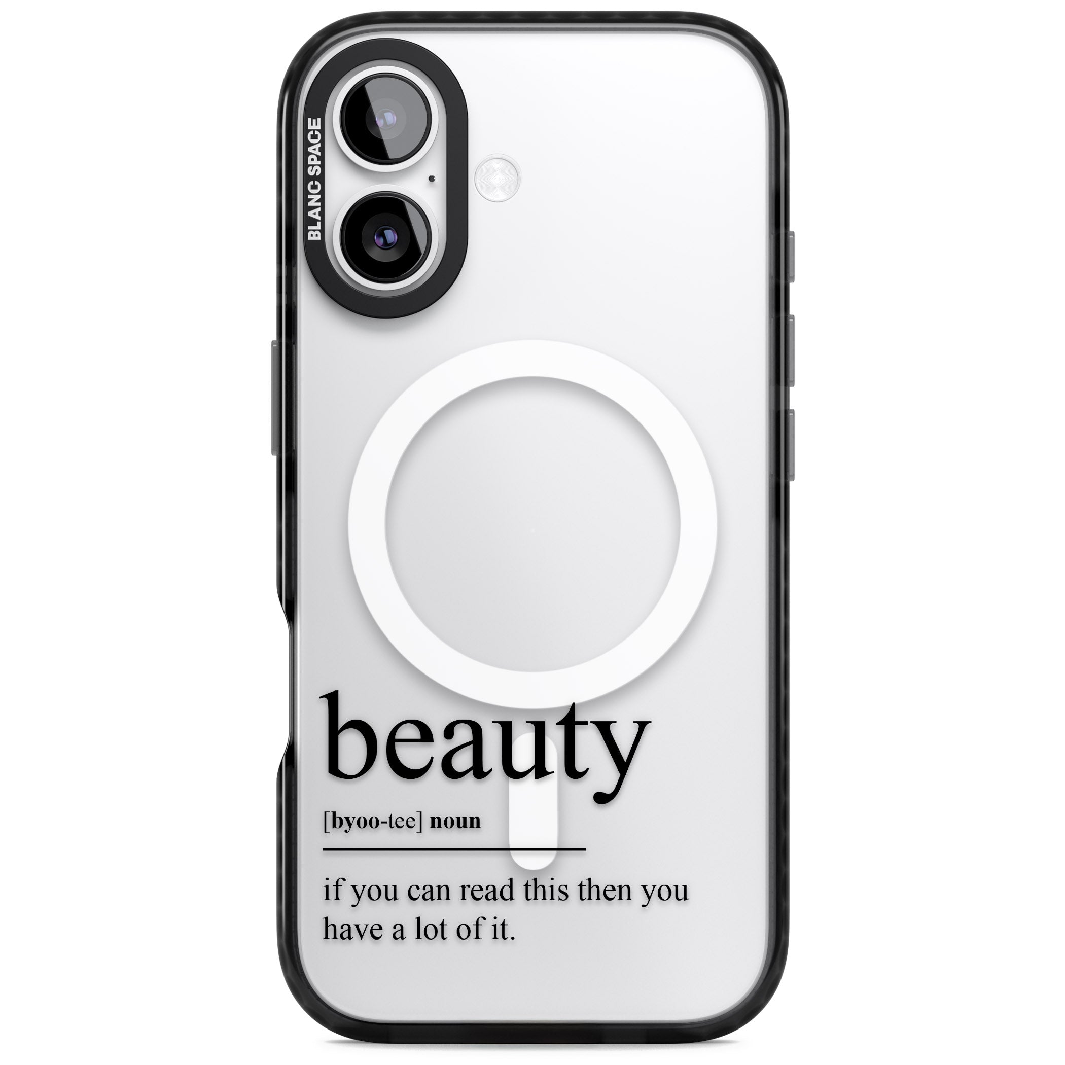Beauty iPhone 17 Impact Pro Black Phone Case