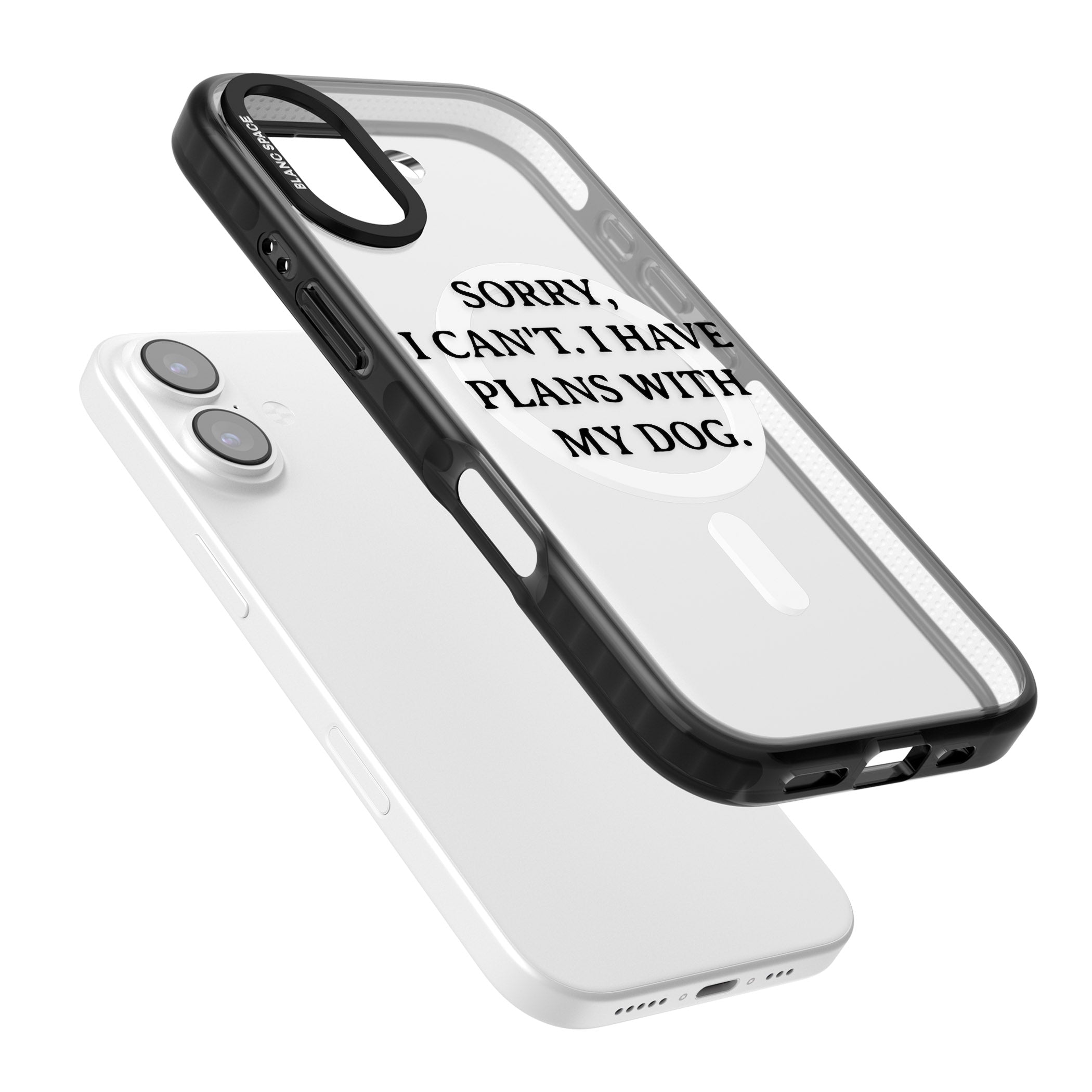 I Have Plans With My Dog iPhone 17 Impact Pro Black Phone Case Colours