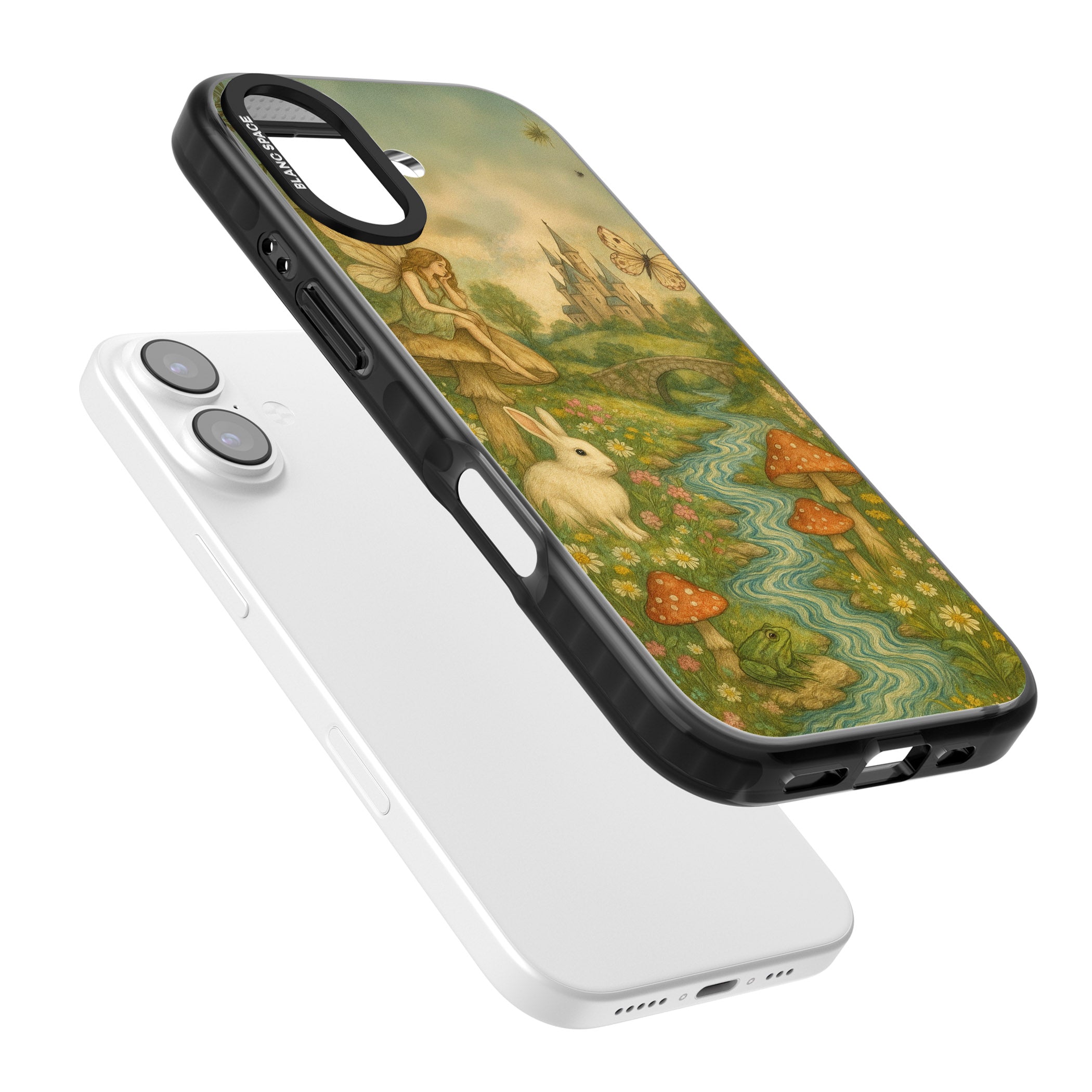 Castle Fairy iPhone 17 Impact Pro Black Phone Case Colours