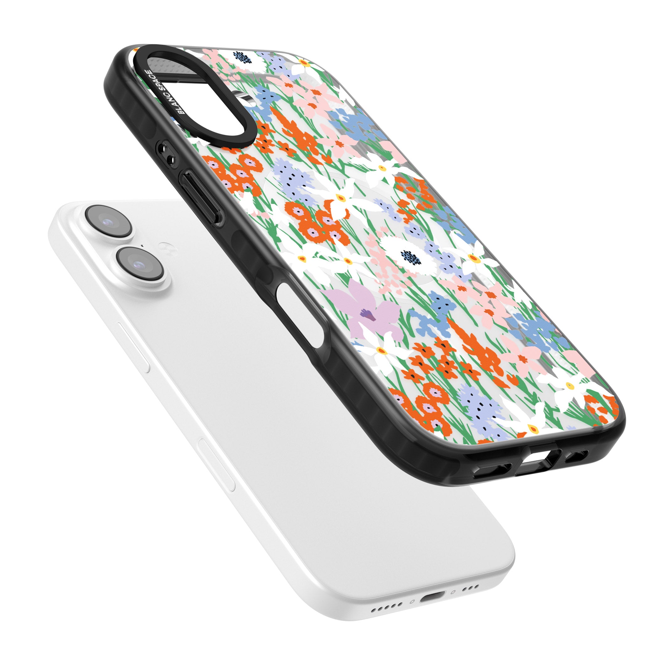 Floral Bouquet: Vibrant Blooms iPhone 17 Impact Pro Black Phone Case Colours