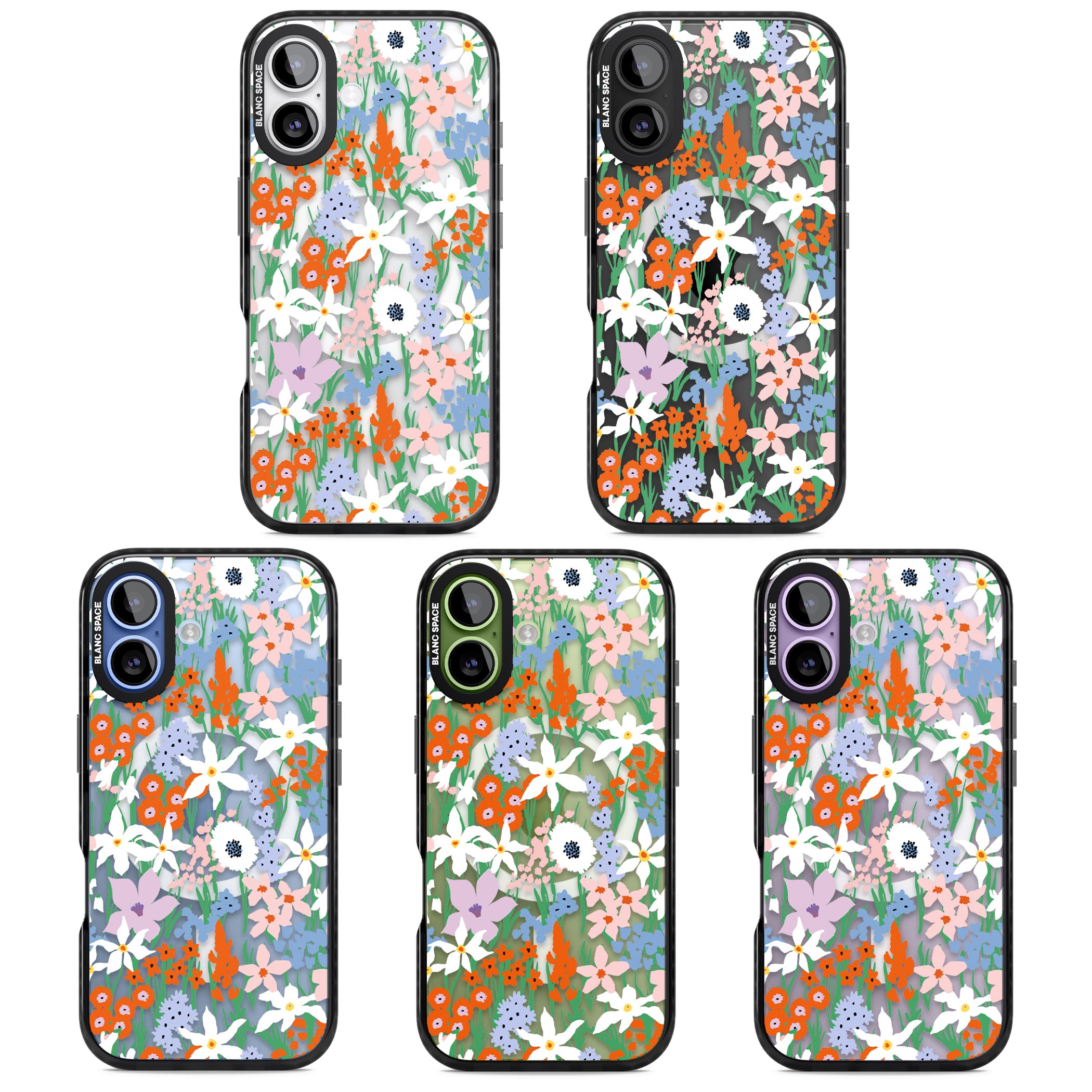 Floral Bouquet: Vibrant Blooms iPhone 17 Impact Pro Black Phone Case APT Impact Protection