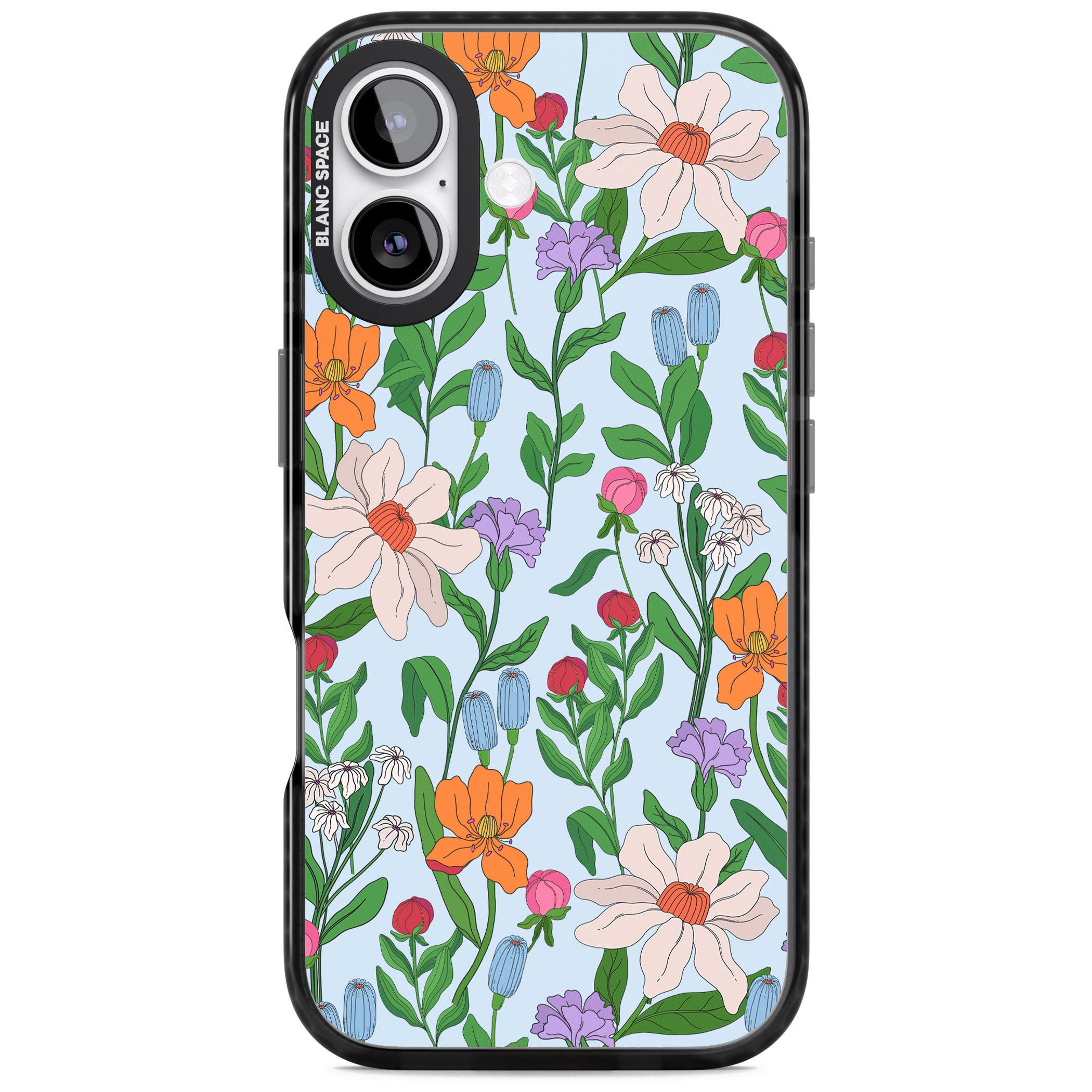 Full Bloom Background iPhone 17 Impact Pro Black Phone Case