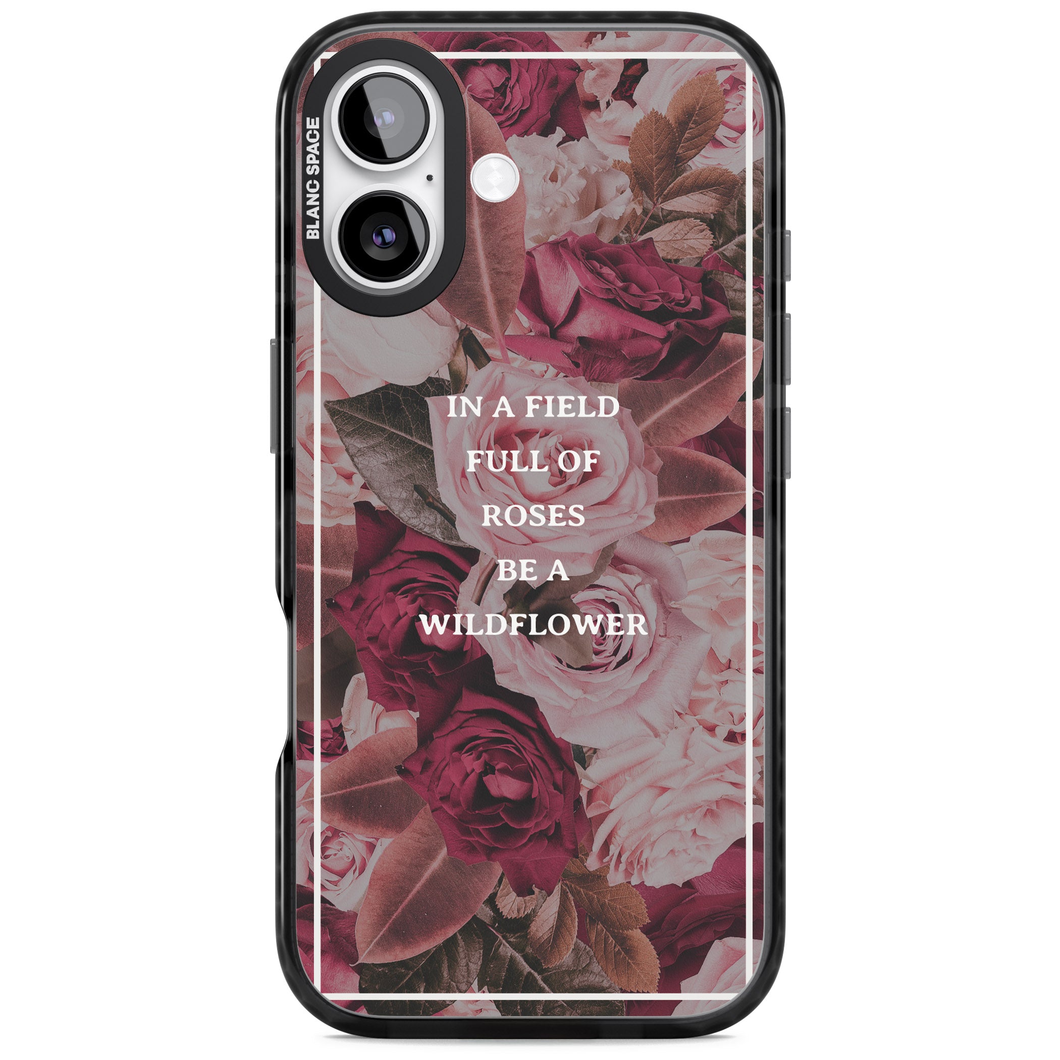 Wildflower Floral Quote iPhone 17 Impact Pro Black Phone Case