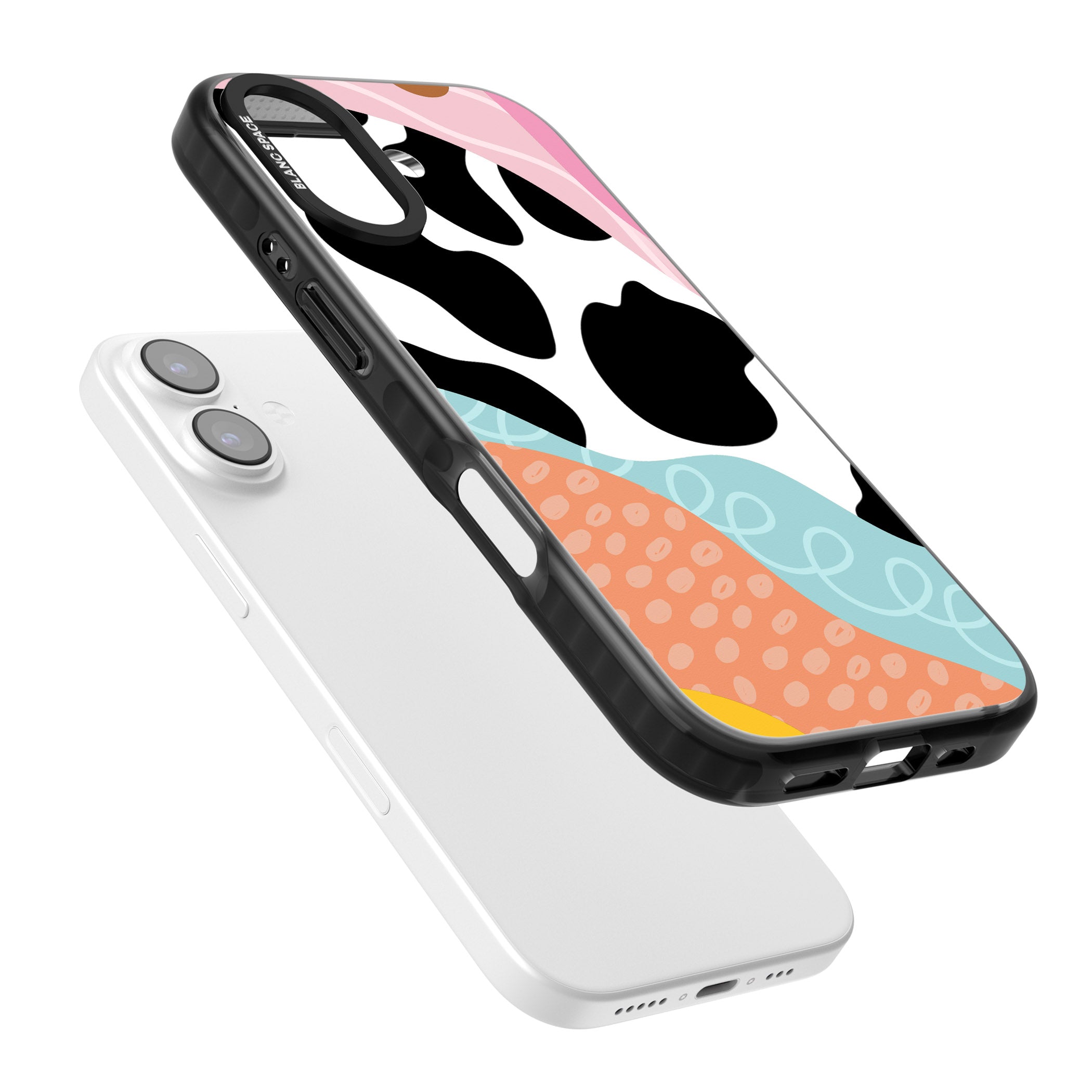 Abstract Elegance iPhone 17 Impact Pro Black Phone Case Colours