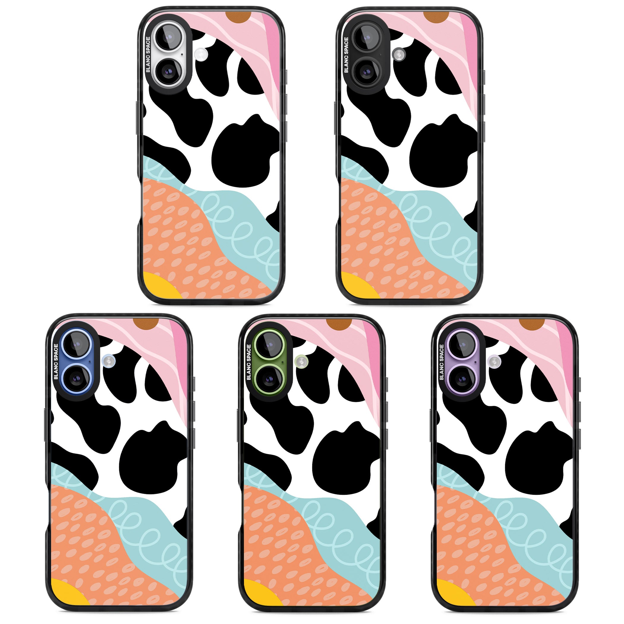 Abstract Elegance iPhone 17 Impact Pro Black Phone Case APT Impact Protection