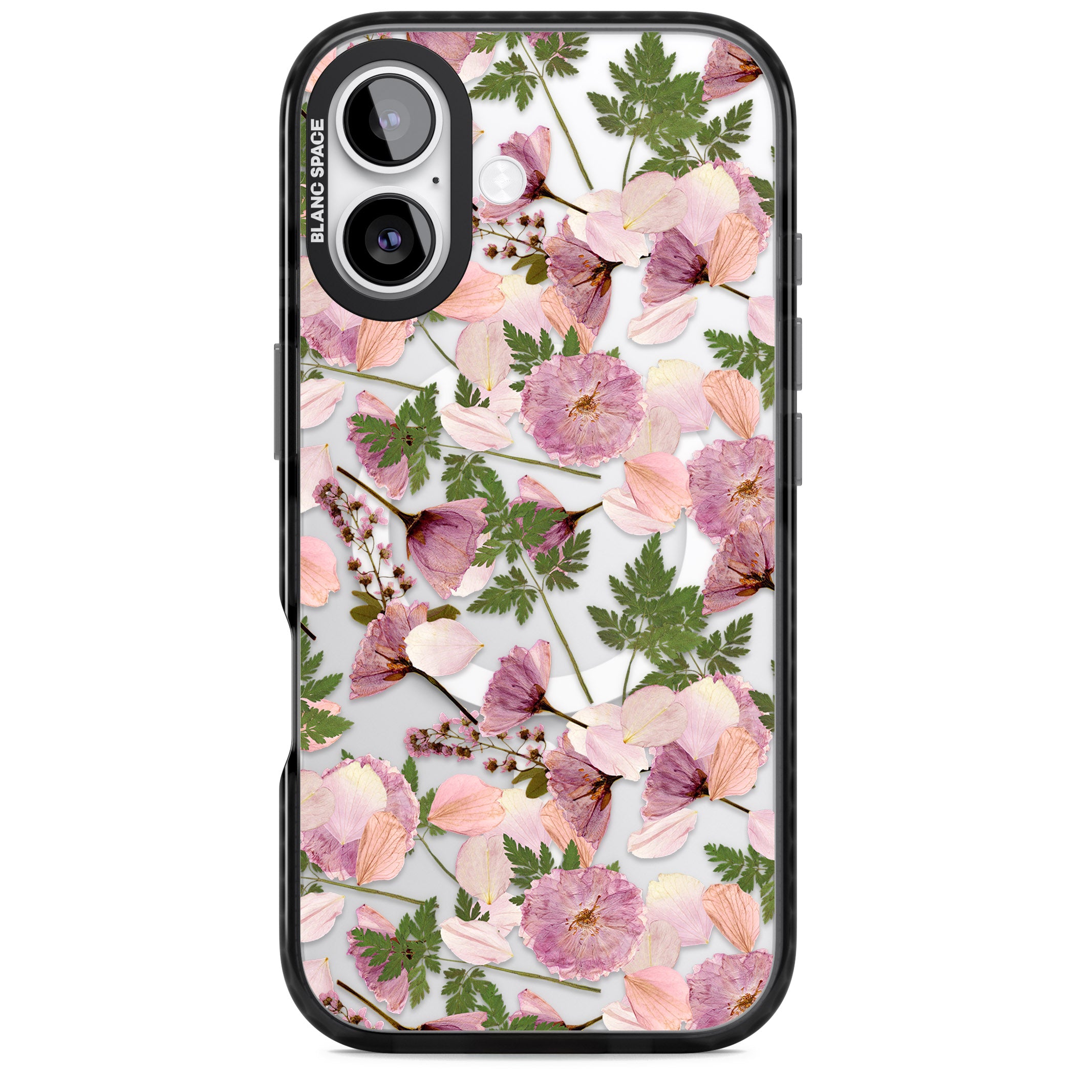 Pink Floral Appreciation iPhone 17 Impact Pro Black Phone Case