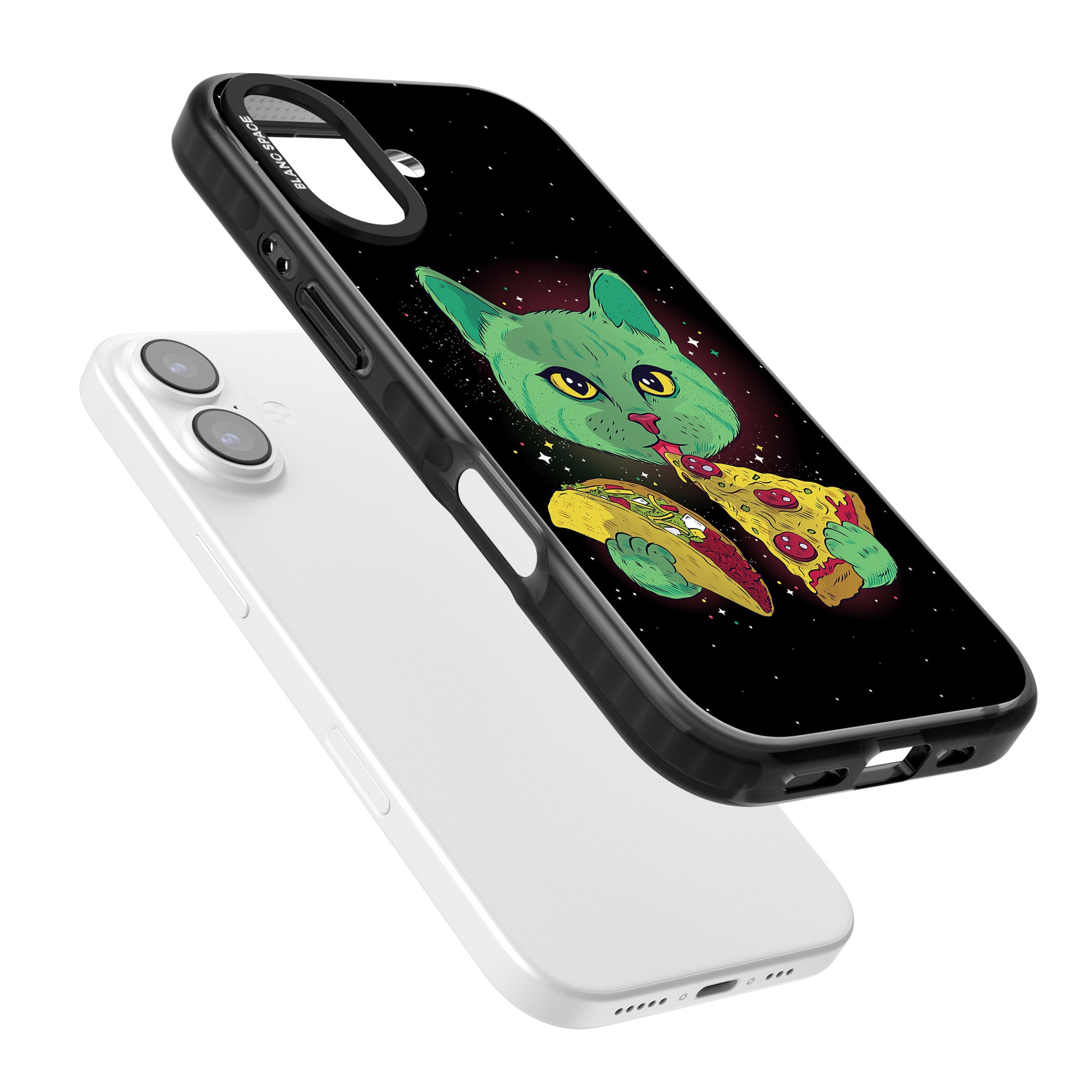 Pizza Purr iPhone 17 Impact Pro Black Phone Case Colours