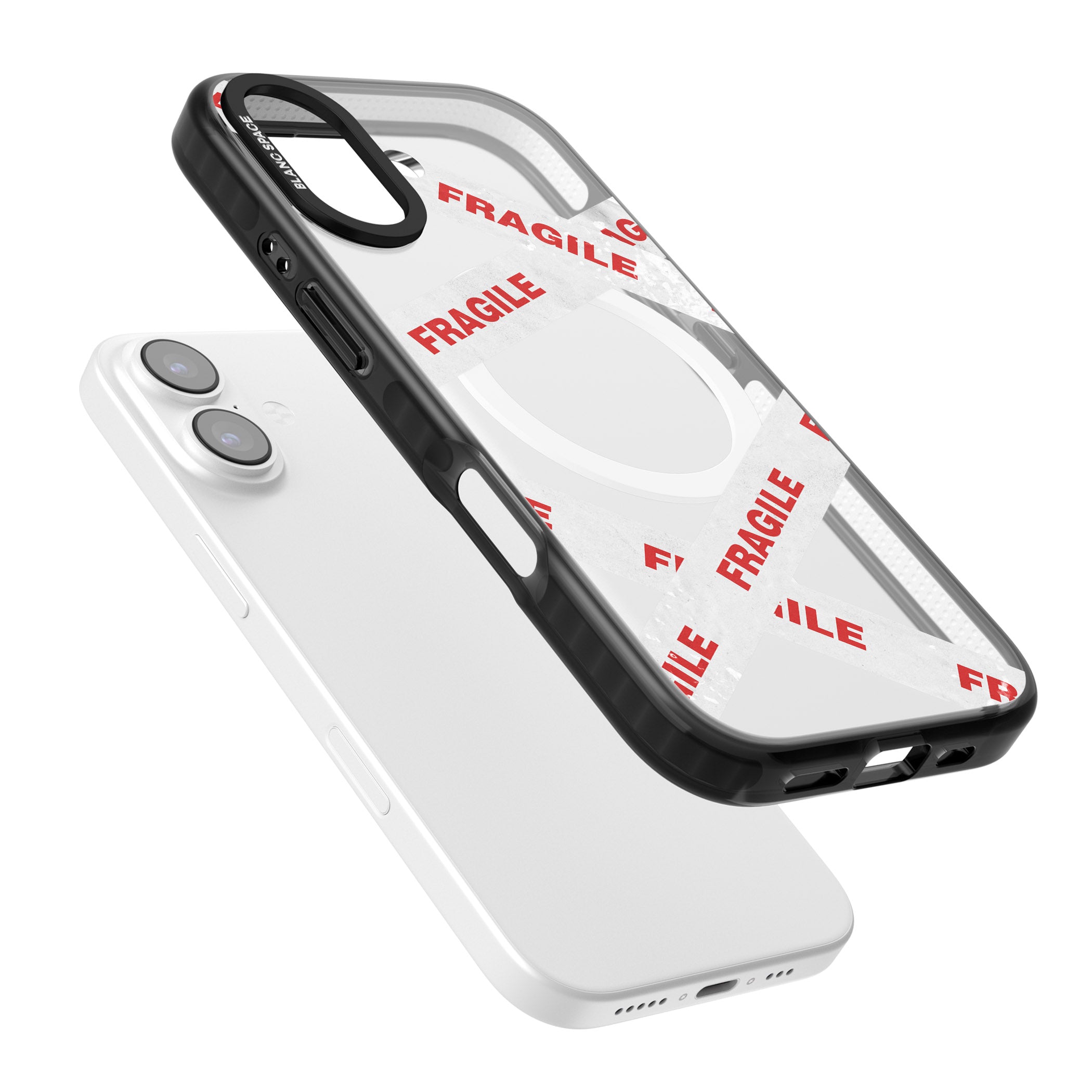 Fragile Tape iPhone 17 Impact Pro Black Phone Case Colours