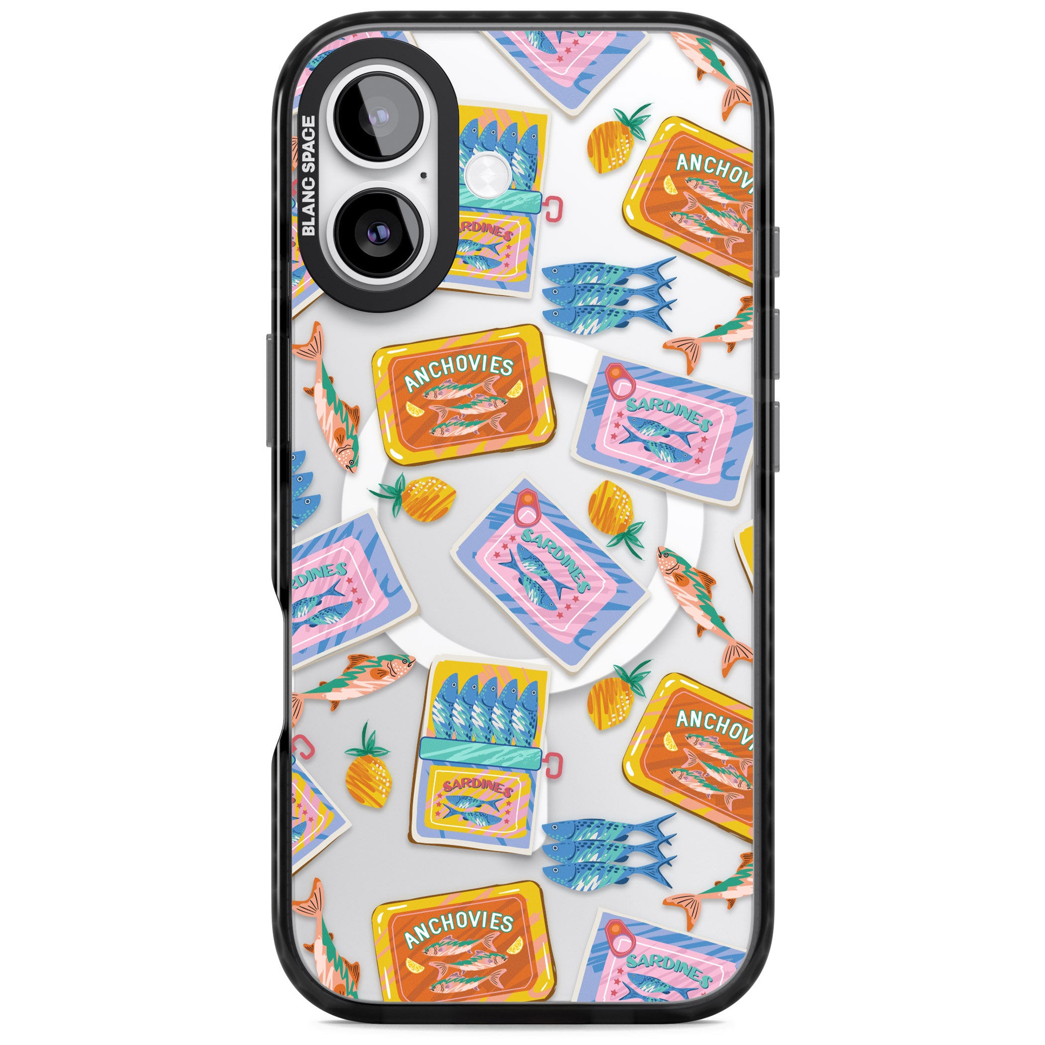 Sardines & Anchovies iPhone 17 Impact Pro Black Phone Case