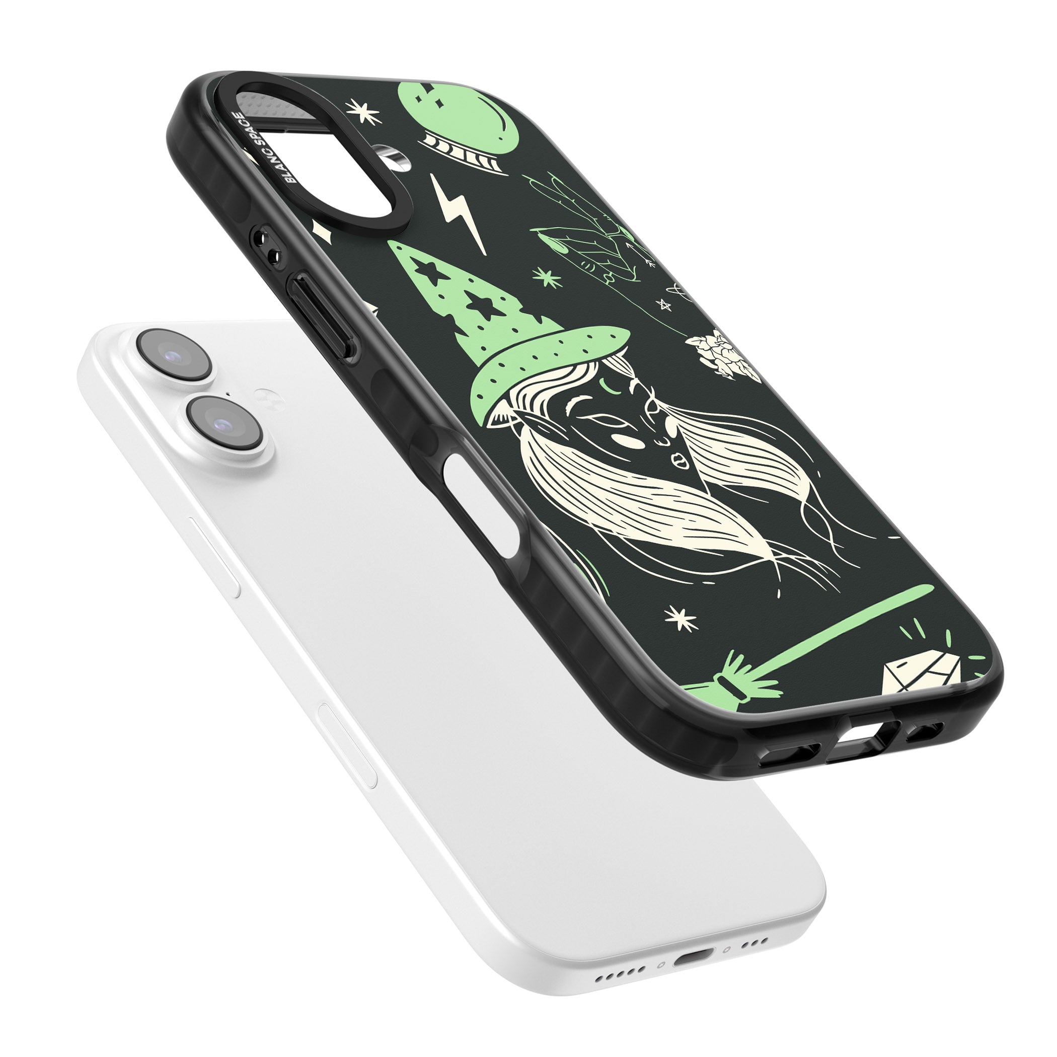 Astrology Witch Pattern iPhone 17 Impact Pro Black Phone Case Colours