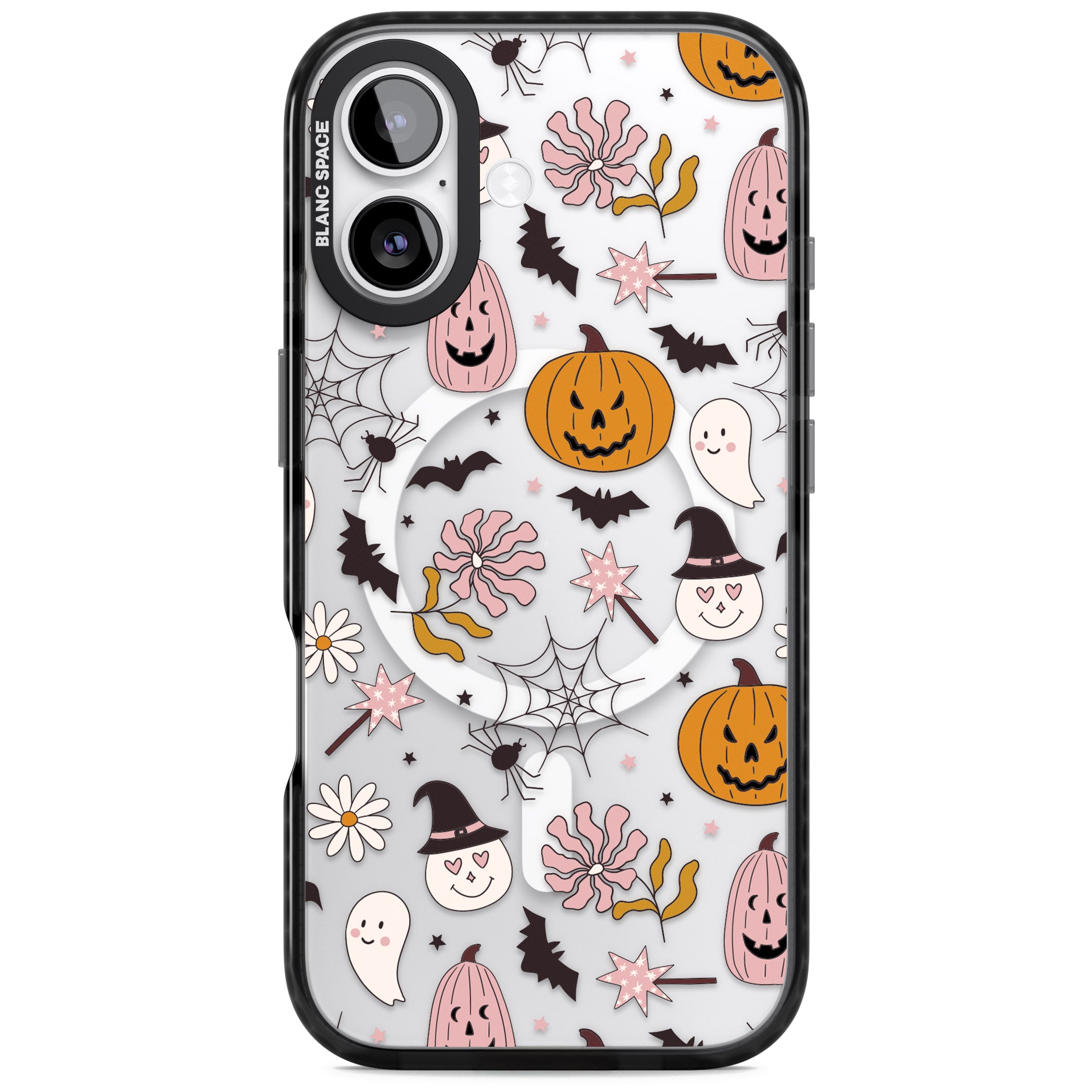 Spooky Mix iPhone 17 Impact Pro Black Phone Case