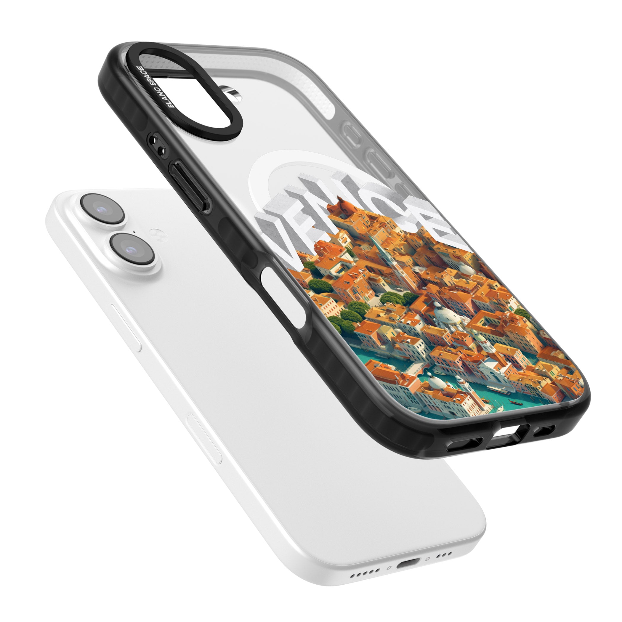 Venice iPhone 17 Impact Pro Black Phone Case Colours