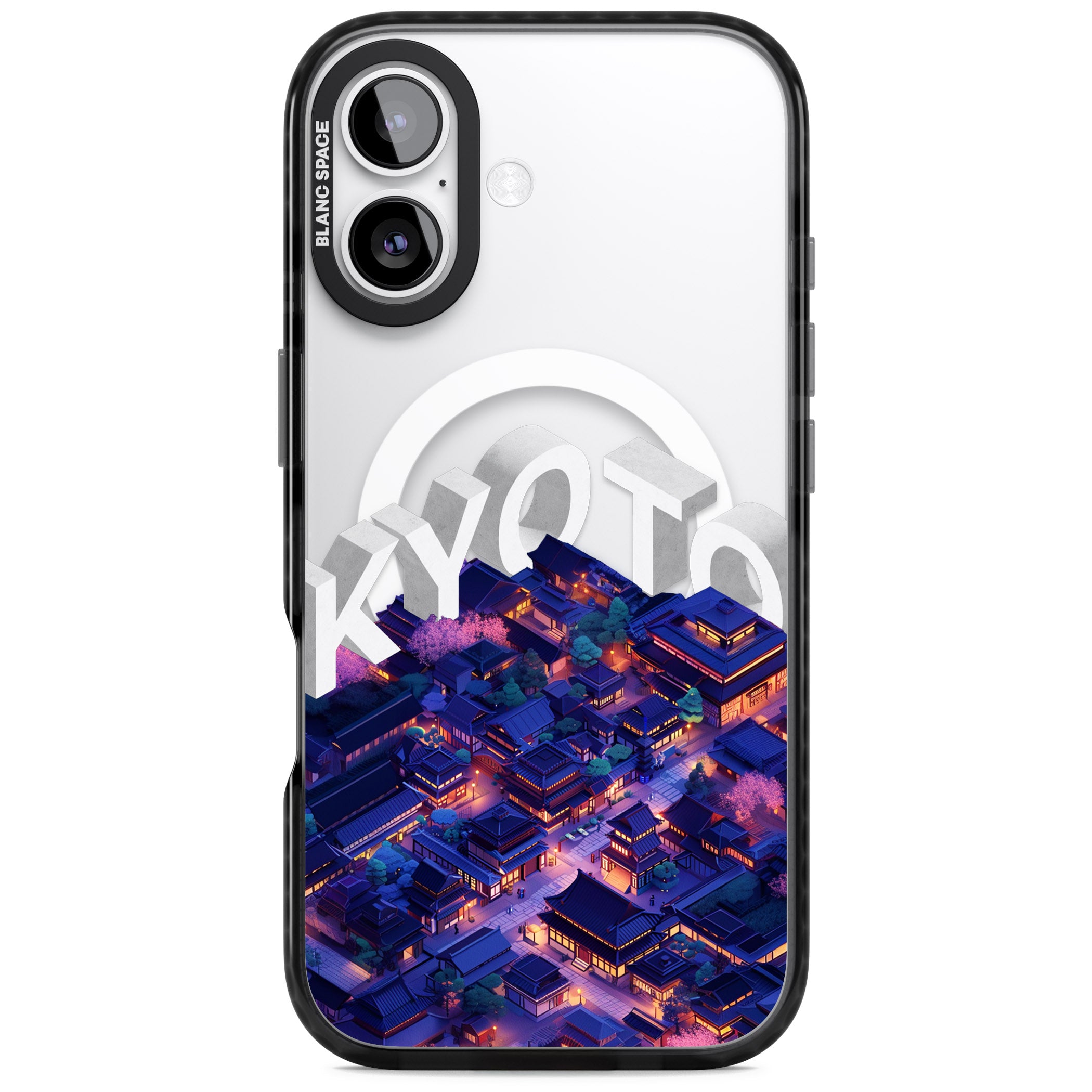 Kyoto iPhone 17 Impact Pro Black Phone Case