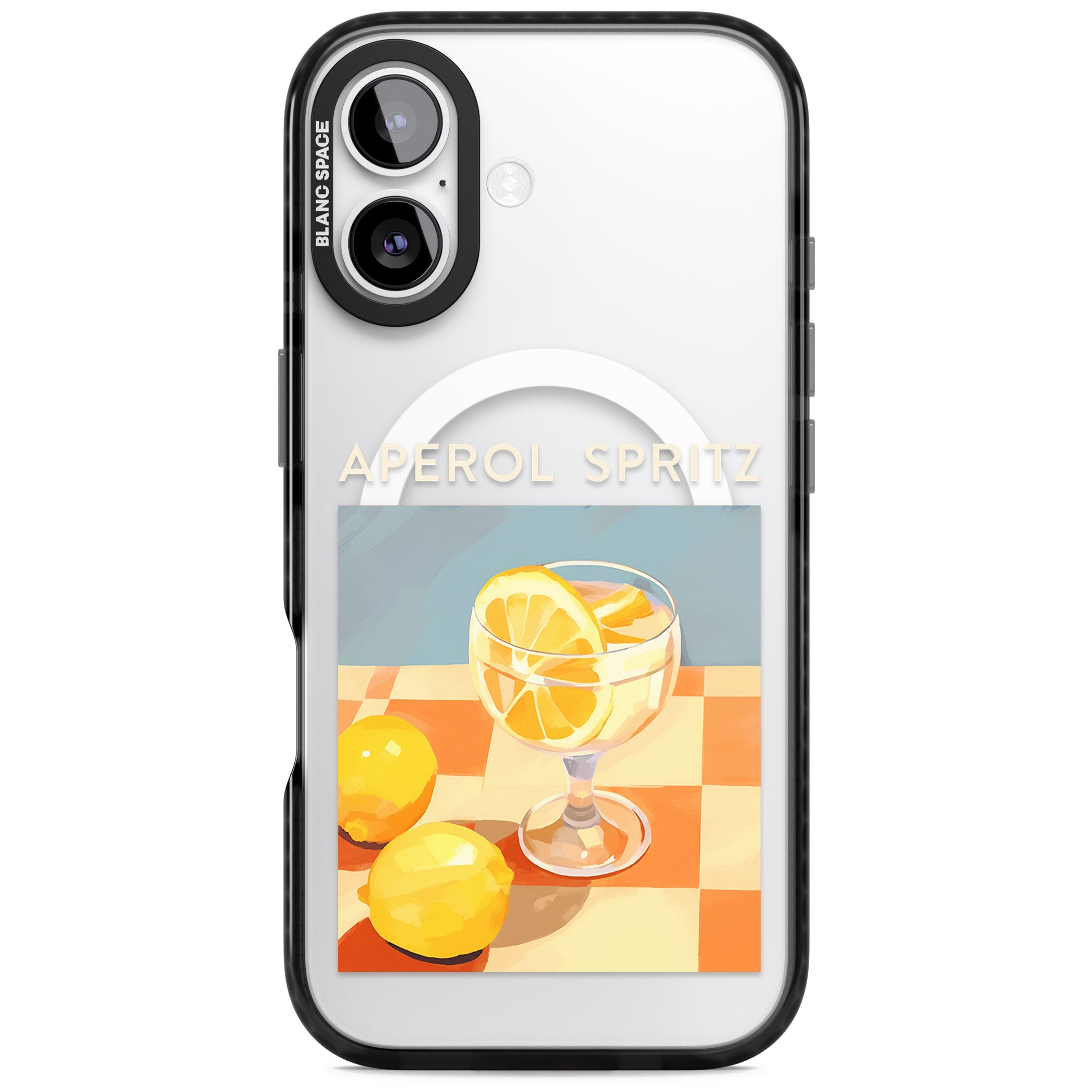 Lemon Spritz iPhone 17 Impact Pro Black Phone Case