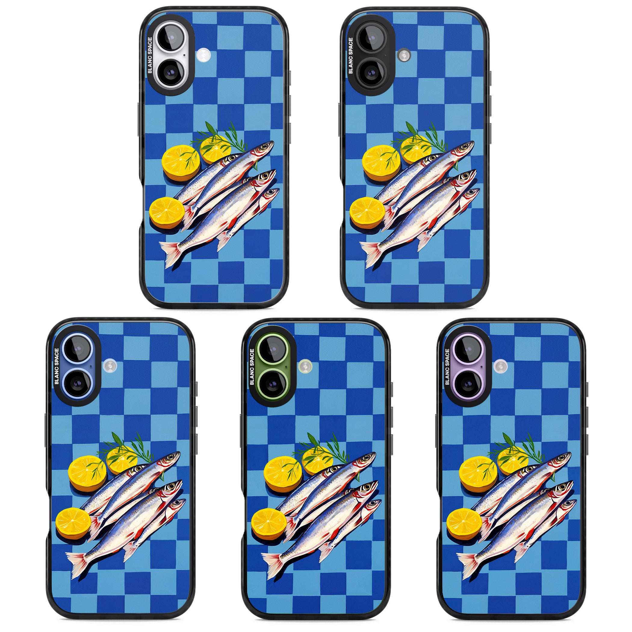 Fish & Lemons iPhone 17 Impact Pro Black Phone Case APT Impact Protection