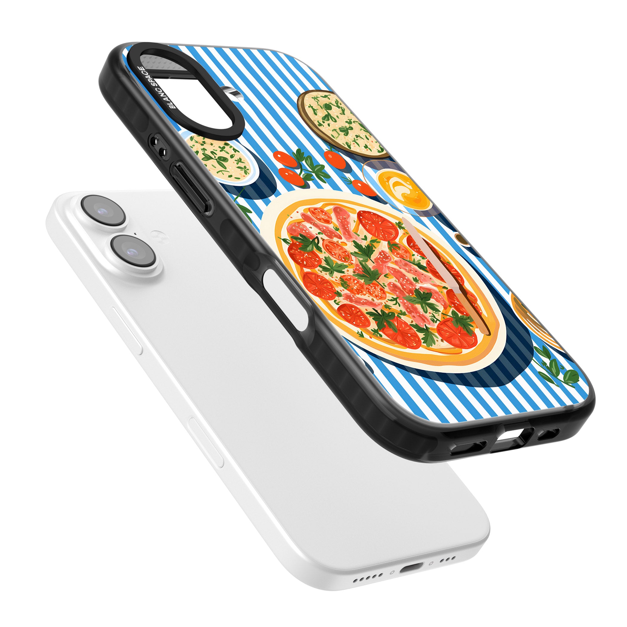 Italian Platter iPhone 17 Impact Pro Black Phone Case Colours