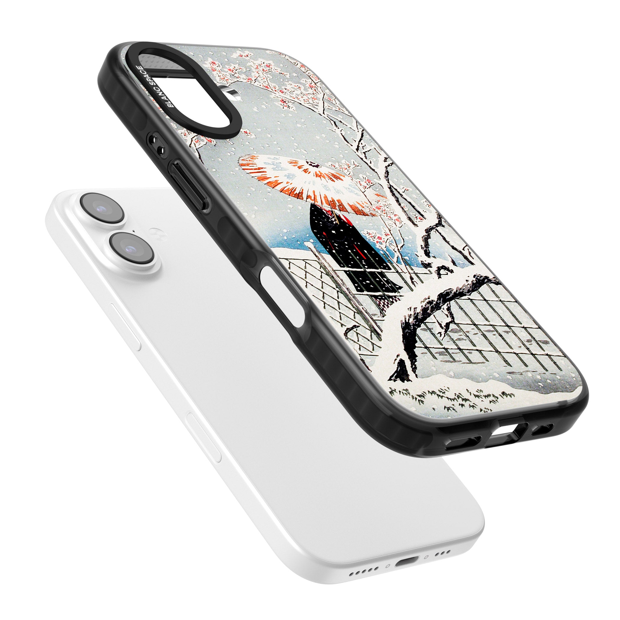 Plum Tree In Snow By Hiroaki Takahashi iPhone 17 Impact Pro Black Phone Case Colours