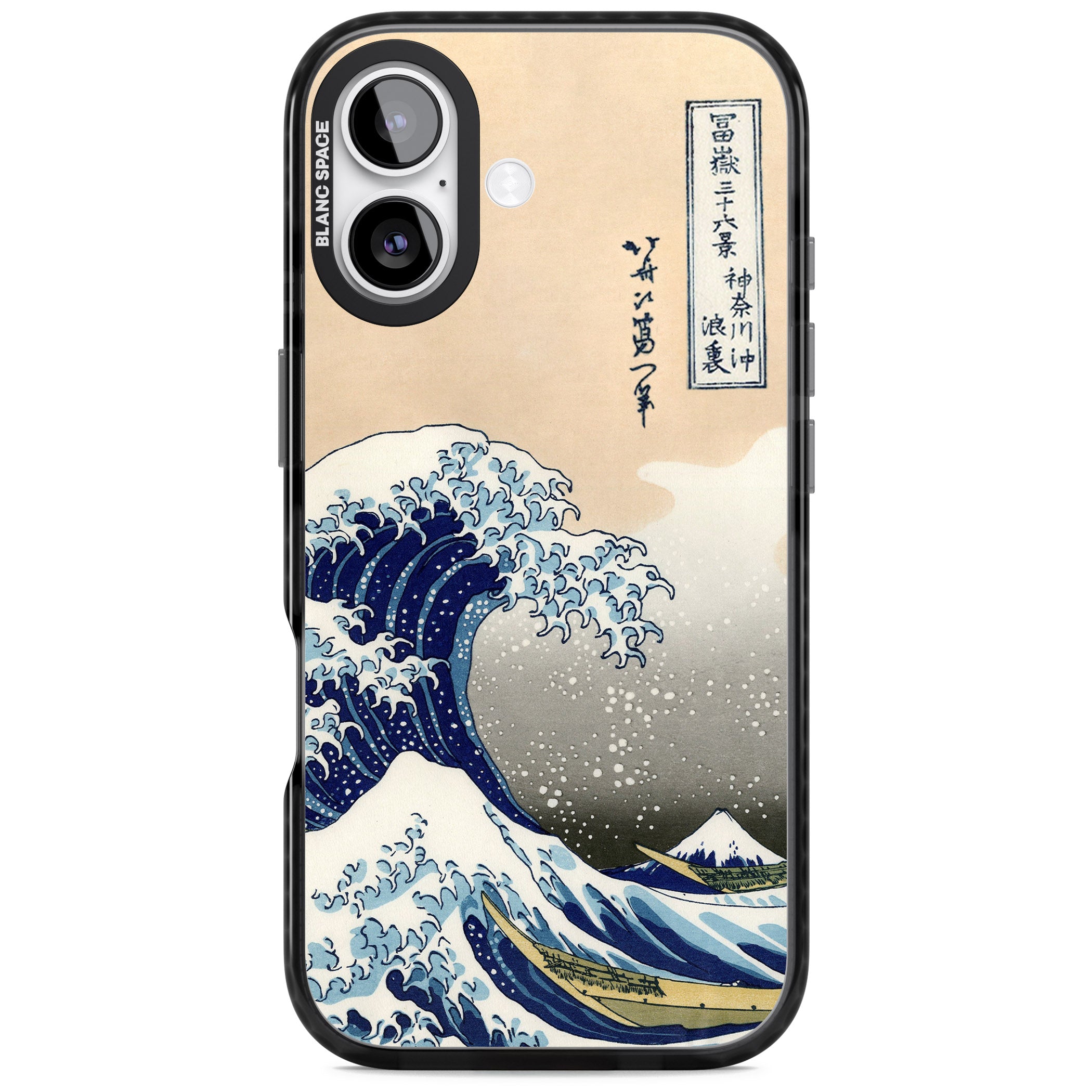 Great Wave iPhone 17 Impact Pro Black Phone Case