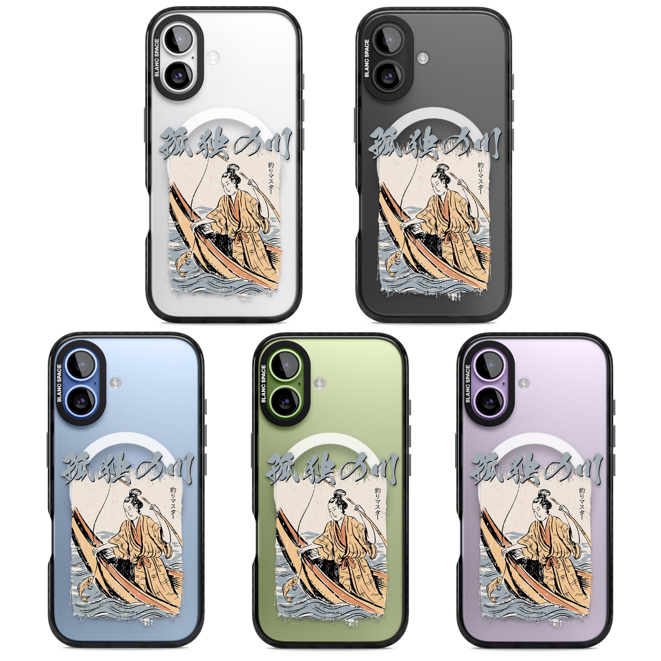 Japanese River iPhone 17 Impact Pro Black Phone Case APT Impact Protection