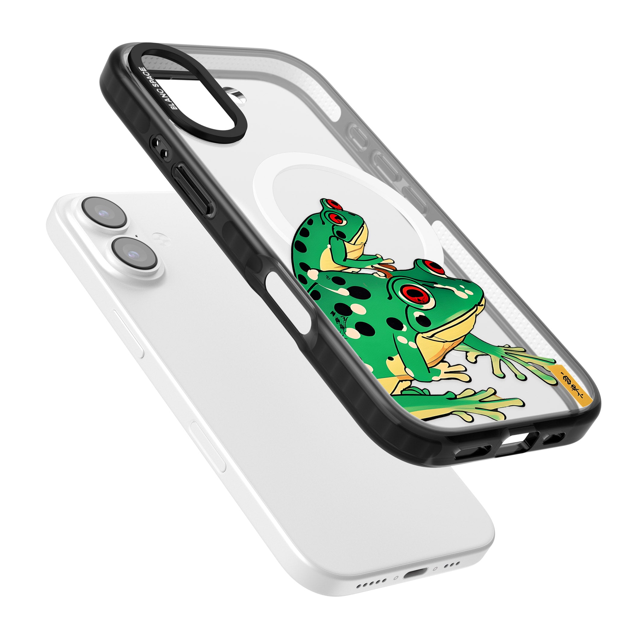Matsumoto Hoji Frog Green iPhone 17 Impact Pro Black Phone Case Colours