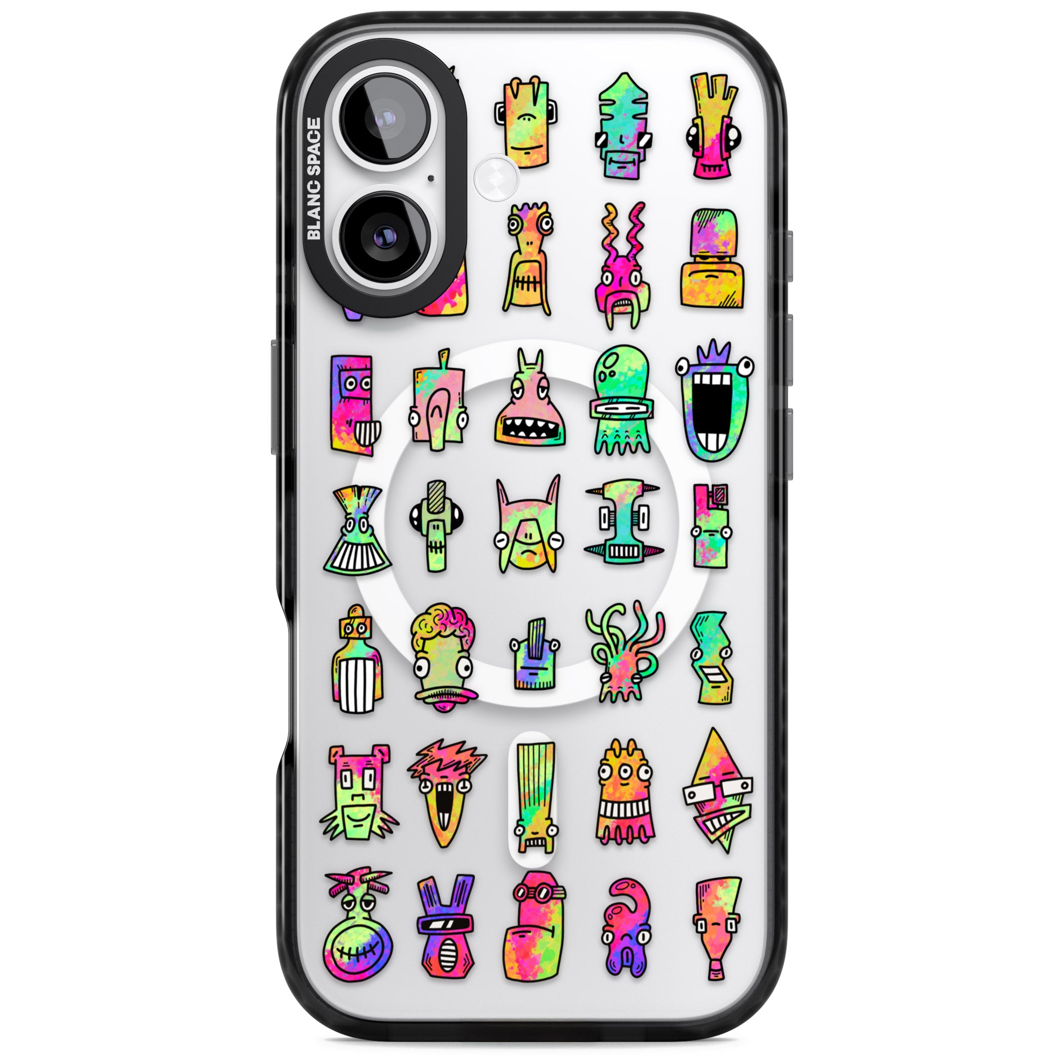 Splashy Friends iPhone 17 Impact Pro Black Phone Case