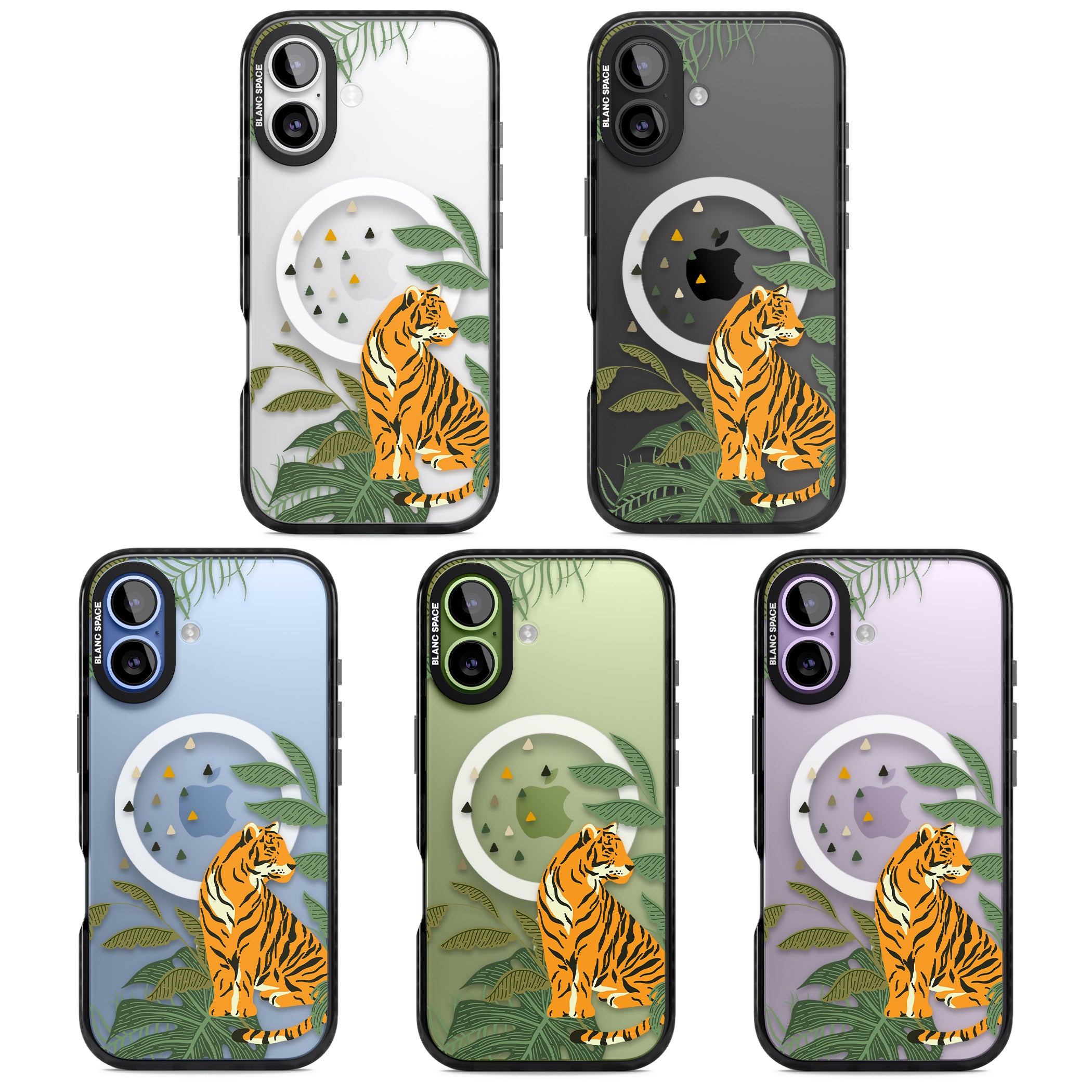 Tiger Jungle iPhone 17 Impact Pro Black Phone Case APT Impact Protection