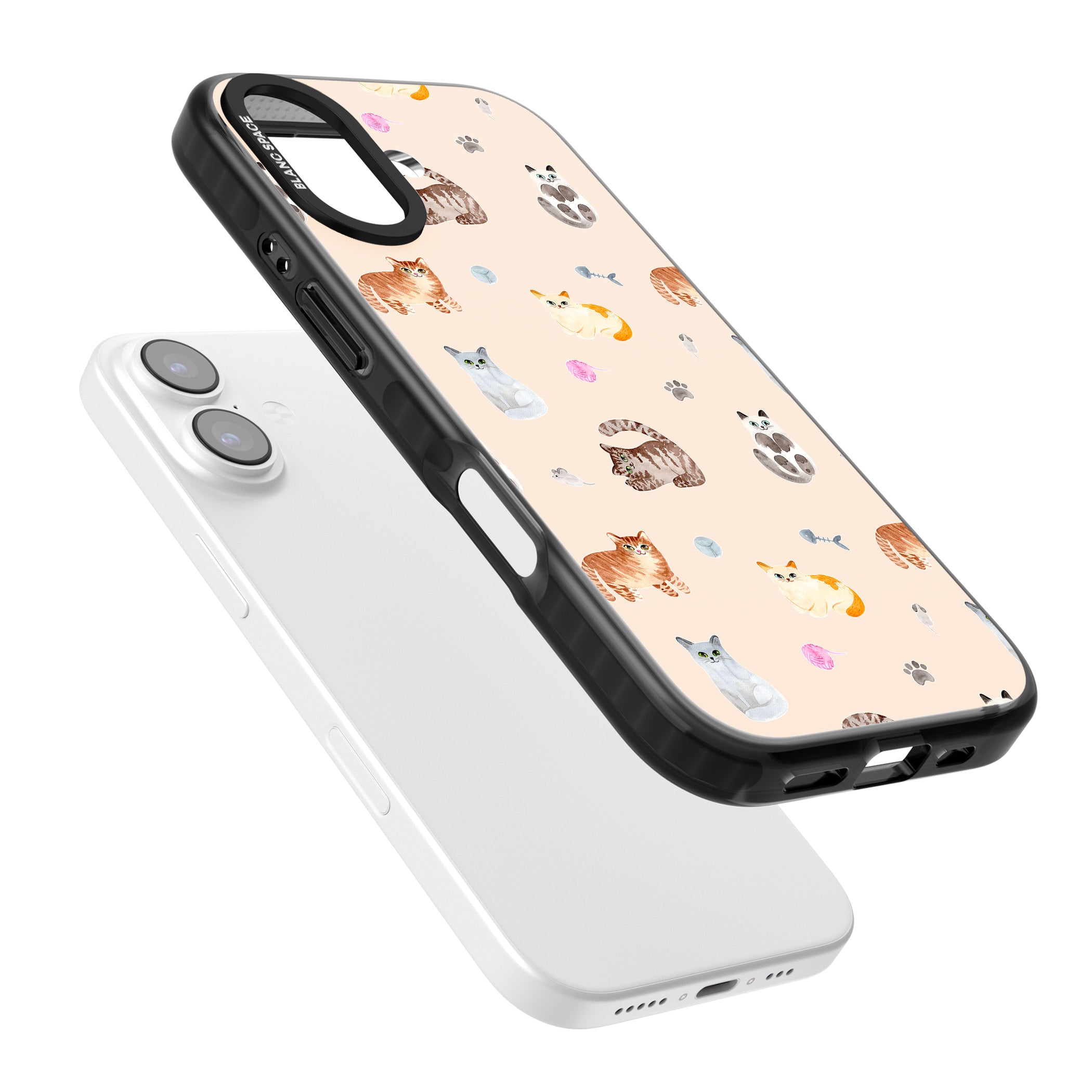 Cat Playground iPhone 17 Impact Pro Black Phone Case Colours