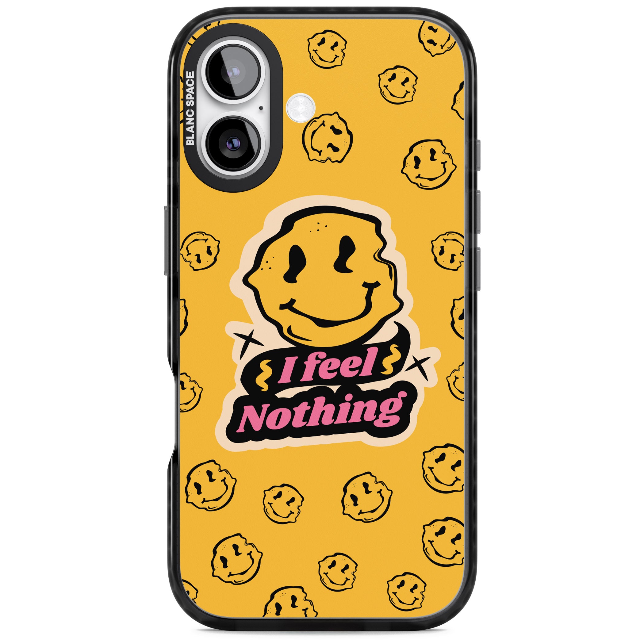I Feel Nothing iPhone 17 Impact Pro Black Phone Case
