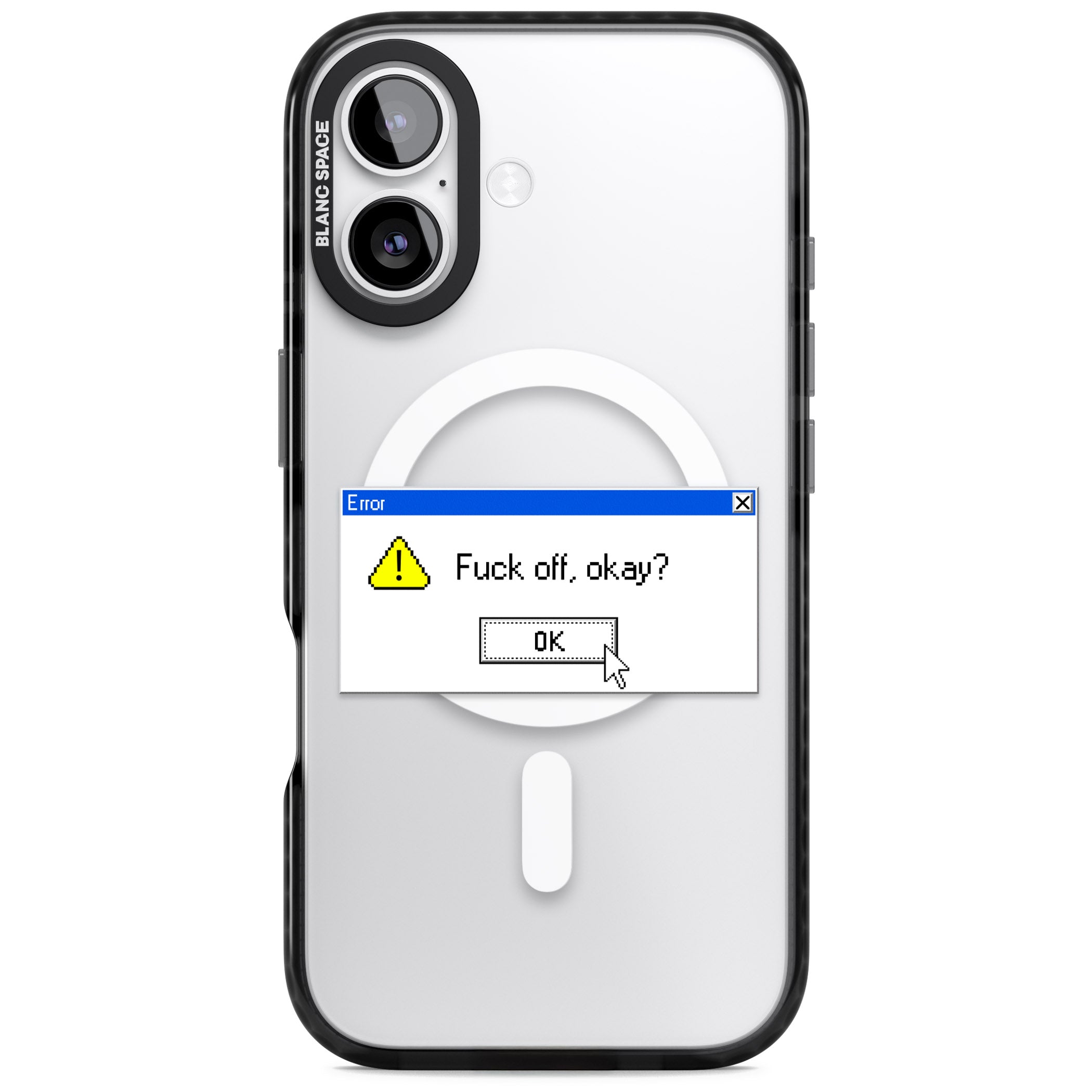 F Ck Off Okay Exe iPhone 17 Impact Pro Black Phone Case