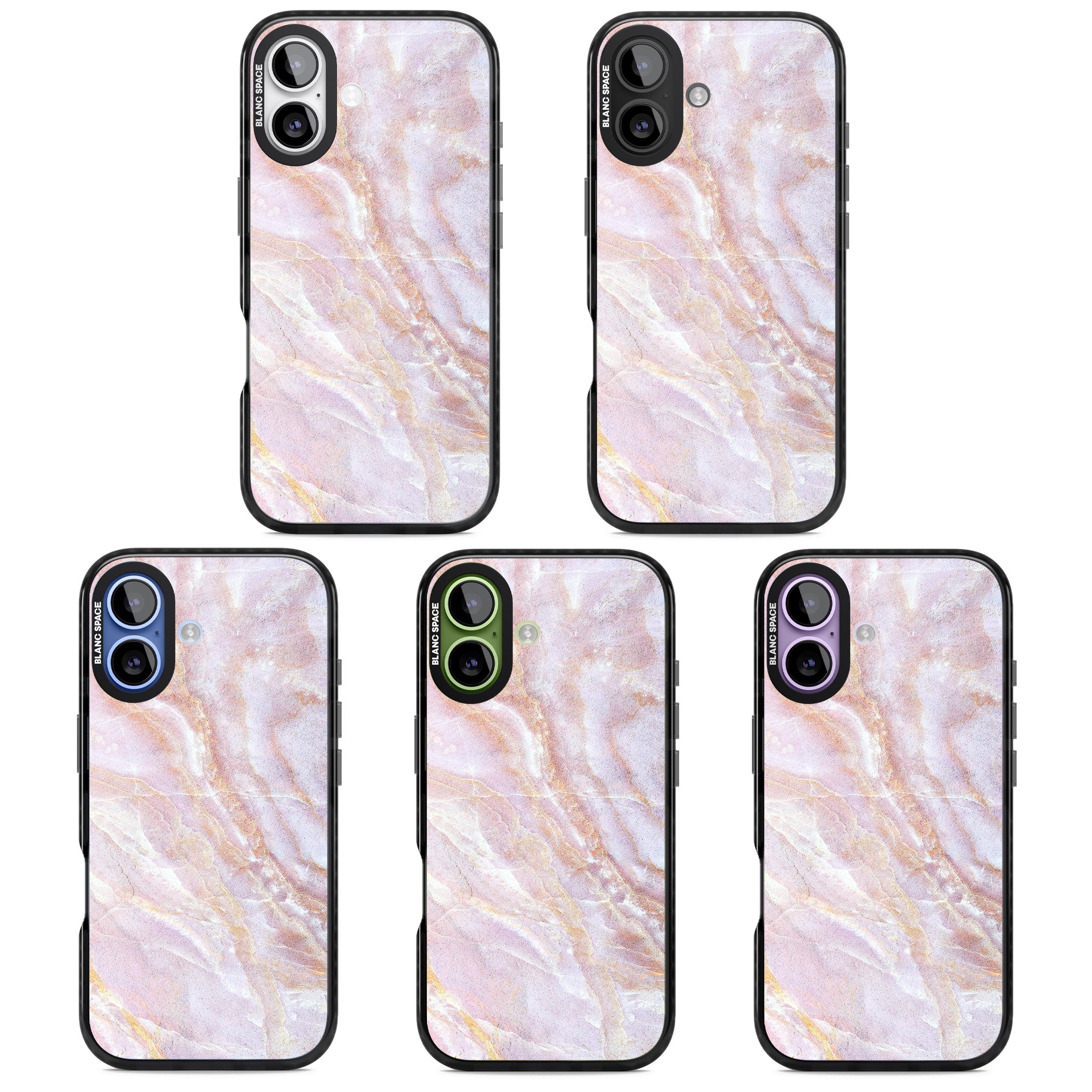 Soft Onyx Blush iPhone 17 Impact Pro Black Phone Case APT Impact Protection