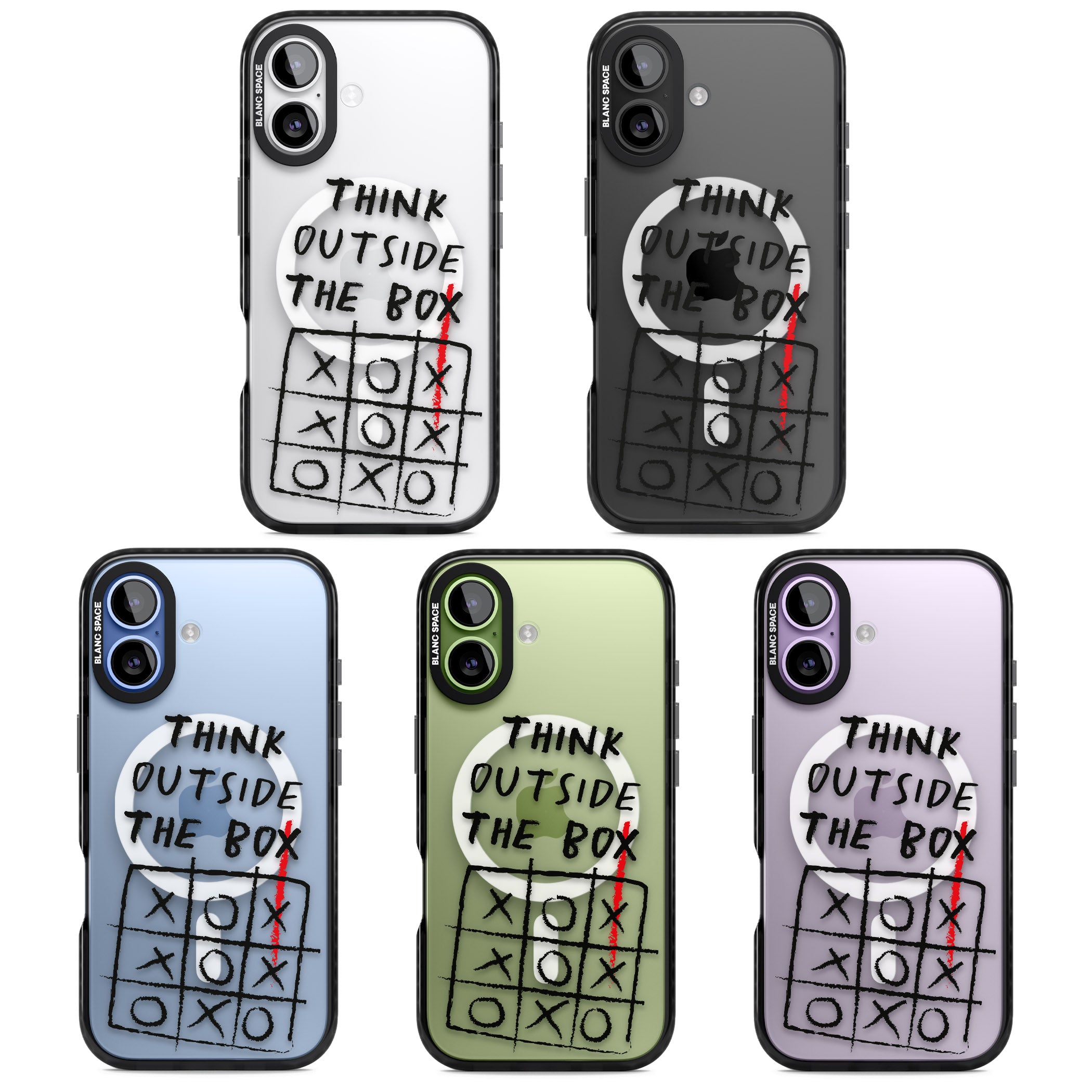 Think Outside The Box iPhone 17 Impact Pro Black Phone Case APT Impact Protection