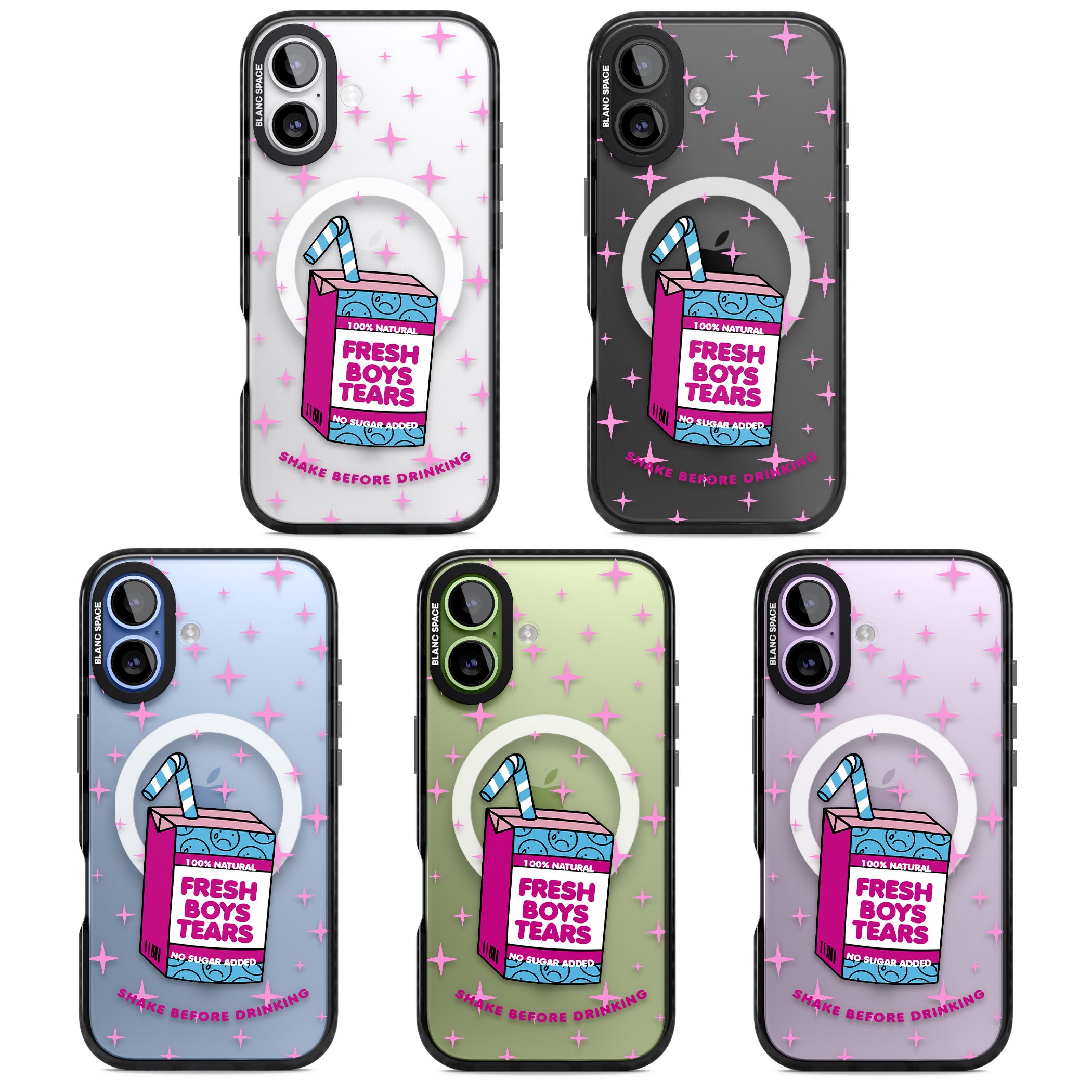 Boy Tears iPhone 17 Impact Pro Black Phone Case APT Impact Protection